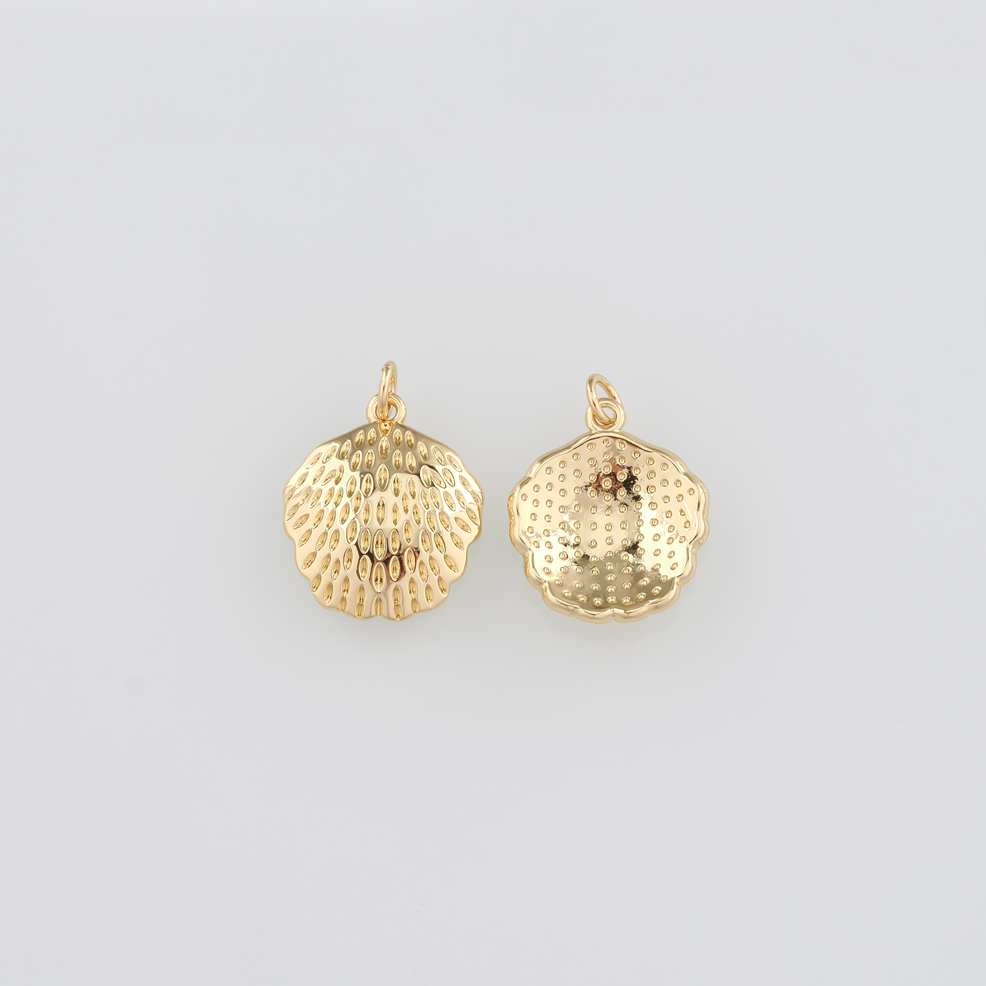 18K Gold Filled Geometric Pendant,Dainty Geometric Charm Earrings Necklace for DIY Jewelry Making Supply