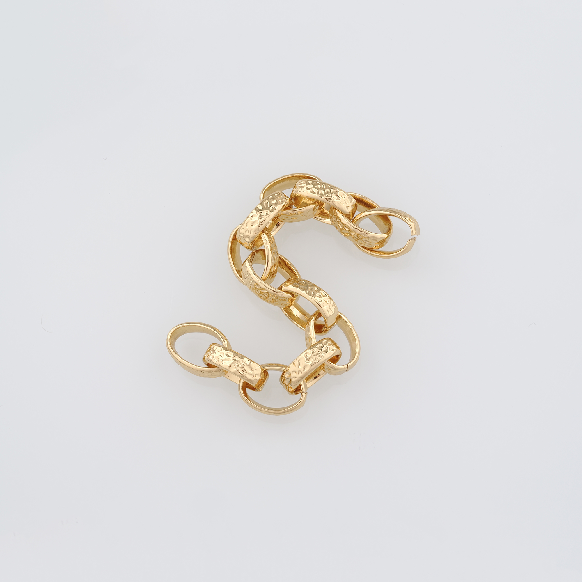 18K Gold Filled Paper Clip Chain Necklace,Dainty Link Chain,Gold Oval Chain Necklace for DIY Jewelry Making Supply