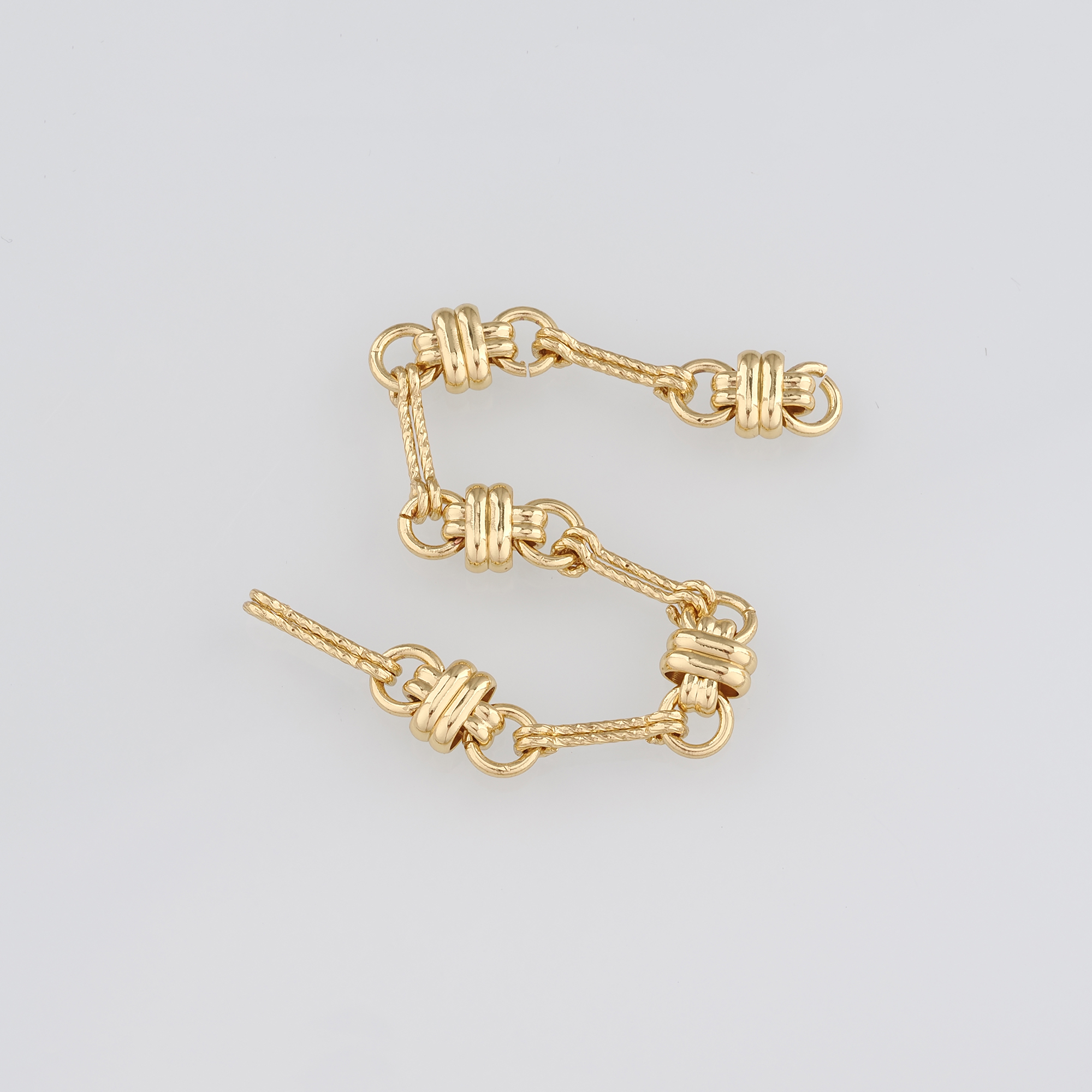 18K Gold Filled Cable Chain Necklace,Dainty Thin Link Chain,Gold Geometric Chain Necklace for Women DIY Jewelry Making Supply