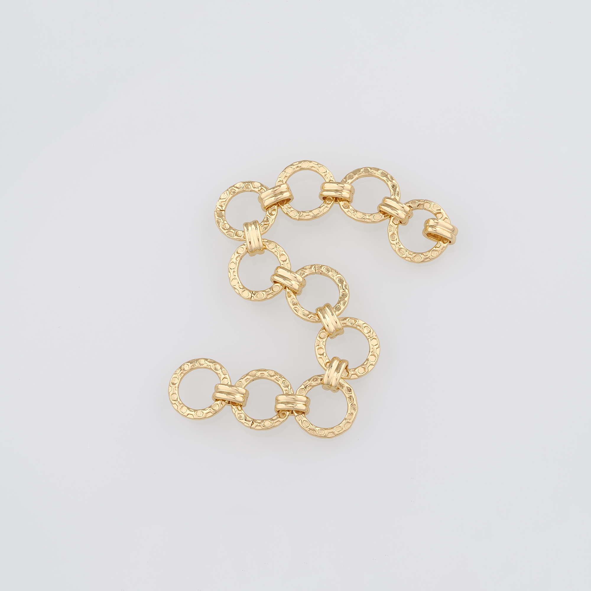 18K Gold Filled Round Chain Necklace,Minimalist Link Chain,Gold Rolo Chain Necklace for Women DIY Jewelry Making Supply