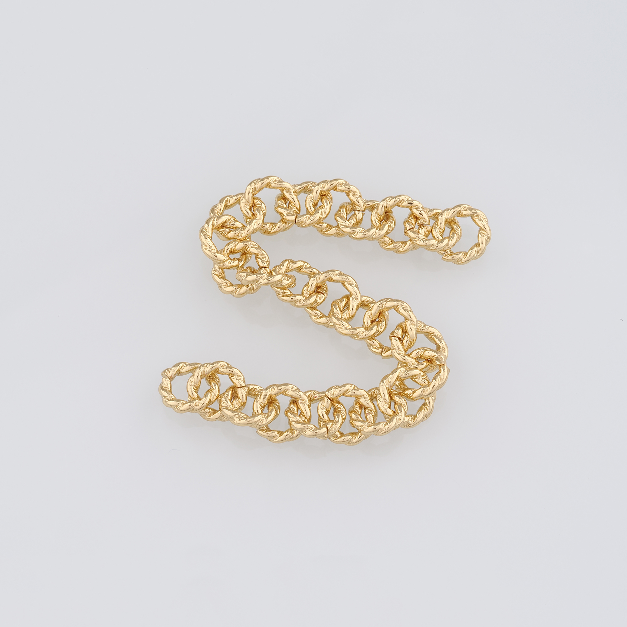 18K Gold Filled Round Chain Necklace,Minimalist Link Chain,Gold Rolo Chain Necklace for Women DIY Jewelry Making Supply