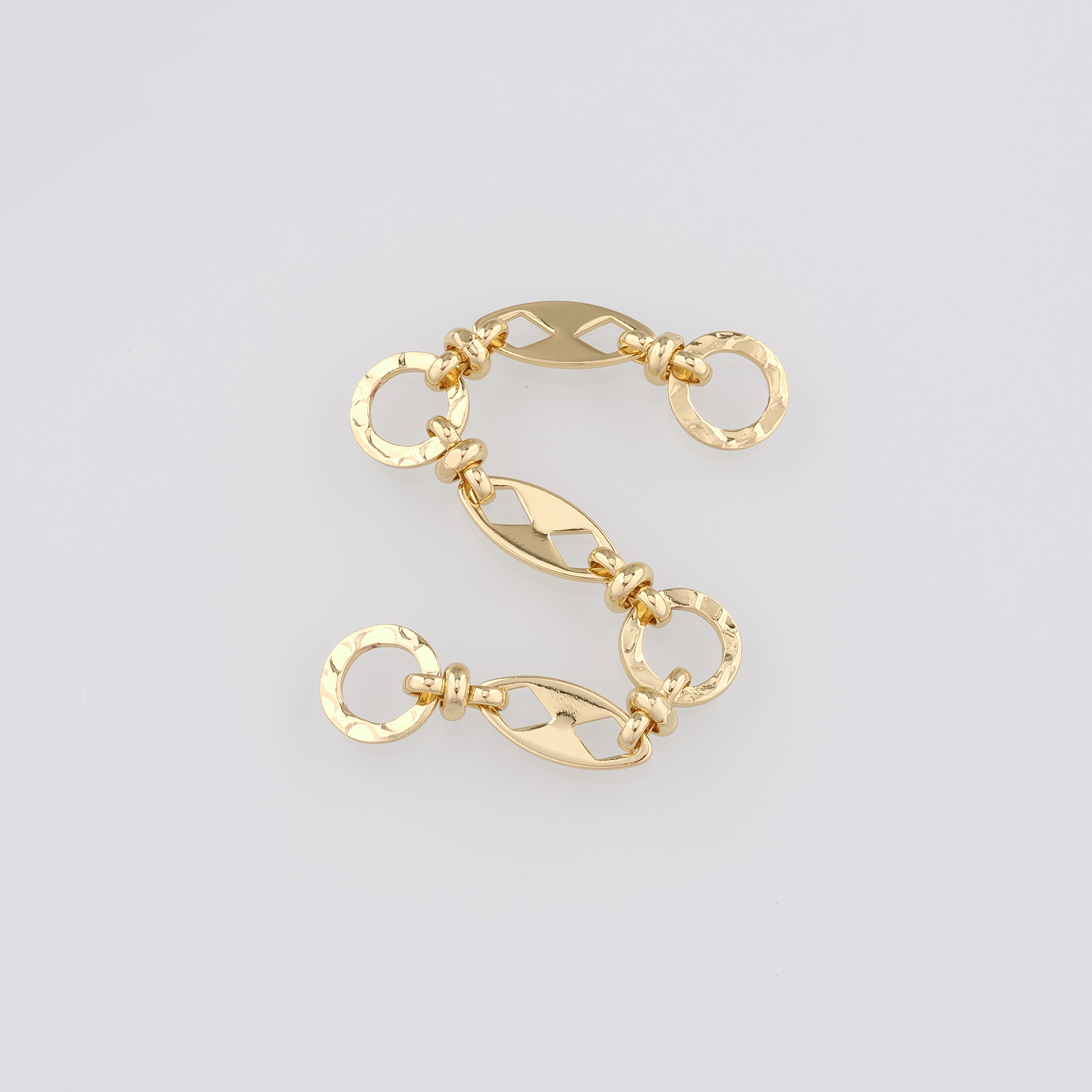 18K Gold Filled Cable Chain Necklace,Dainty Link Chain,Gold Geometric Chain Necklace for Women DIY Jewelry Making Supply