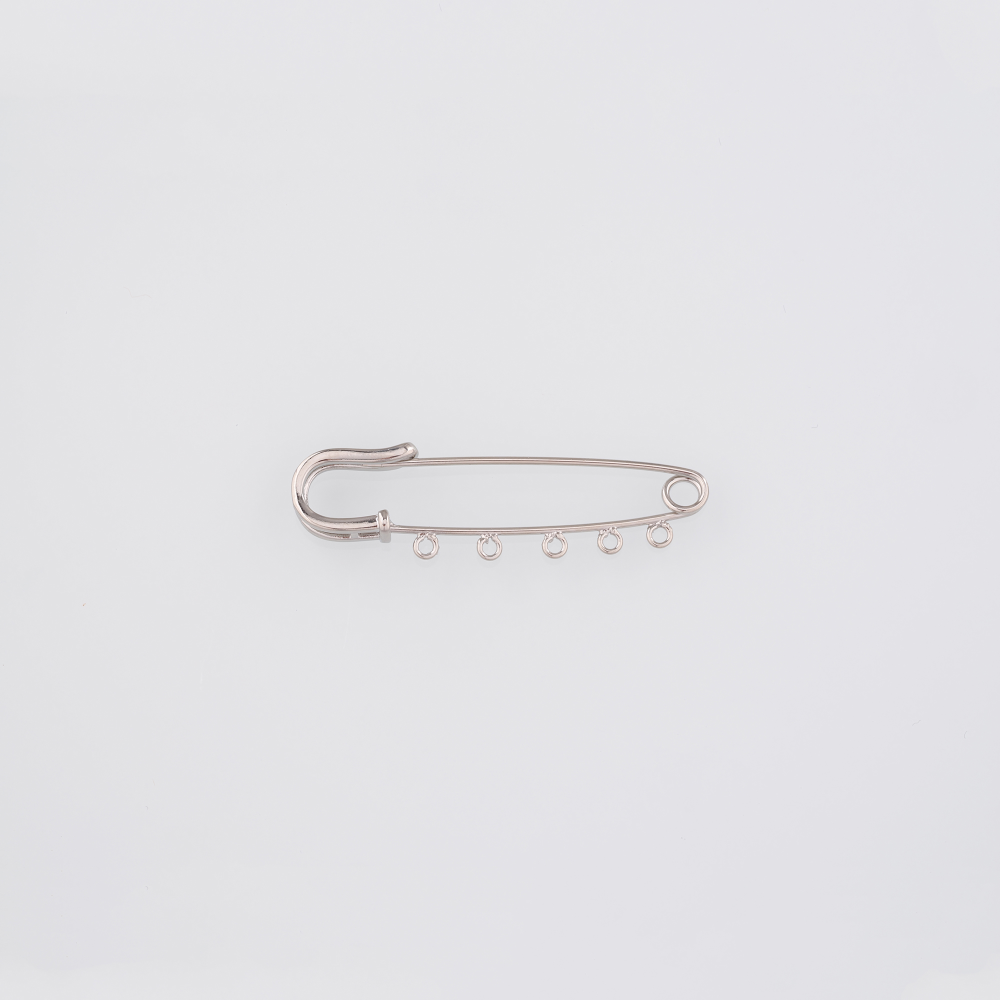 18K Gold Filled Safety Pin Pendant,Dainty Safety Pin Charm Earrings Necklace for DIY Jewelry Making Supply