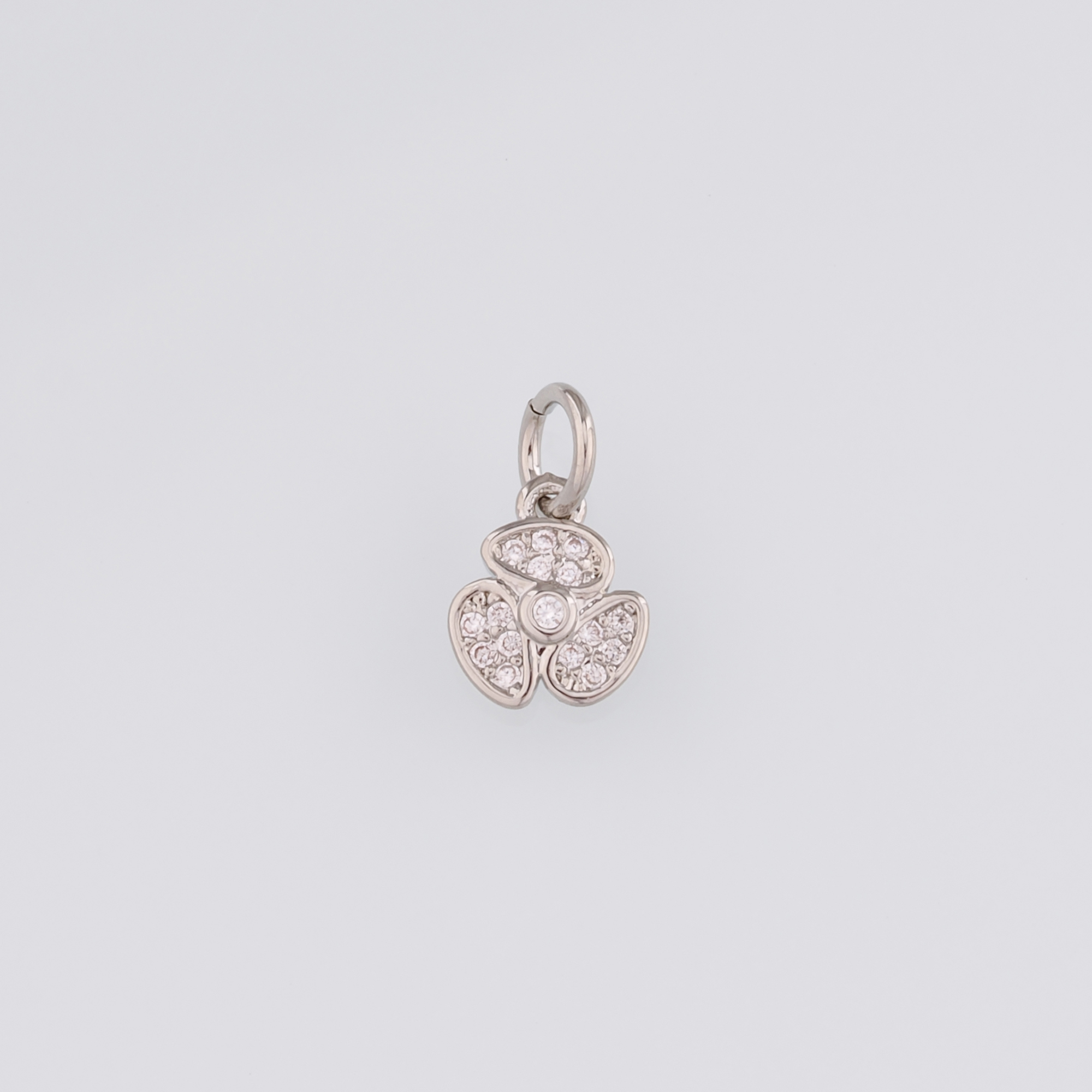 18K Gold Filled Windmill Pendant,CZ Micro Pave Windmill Charm Earrings Necklace for DIY Jewelry Making Supply