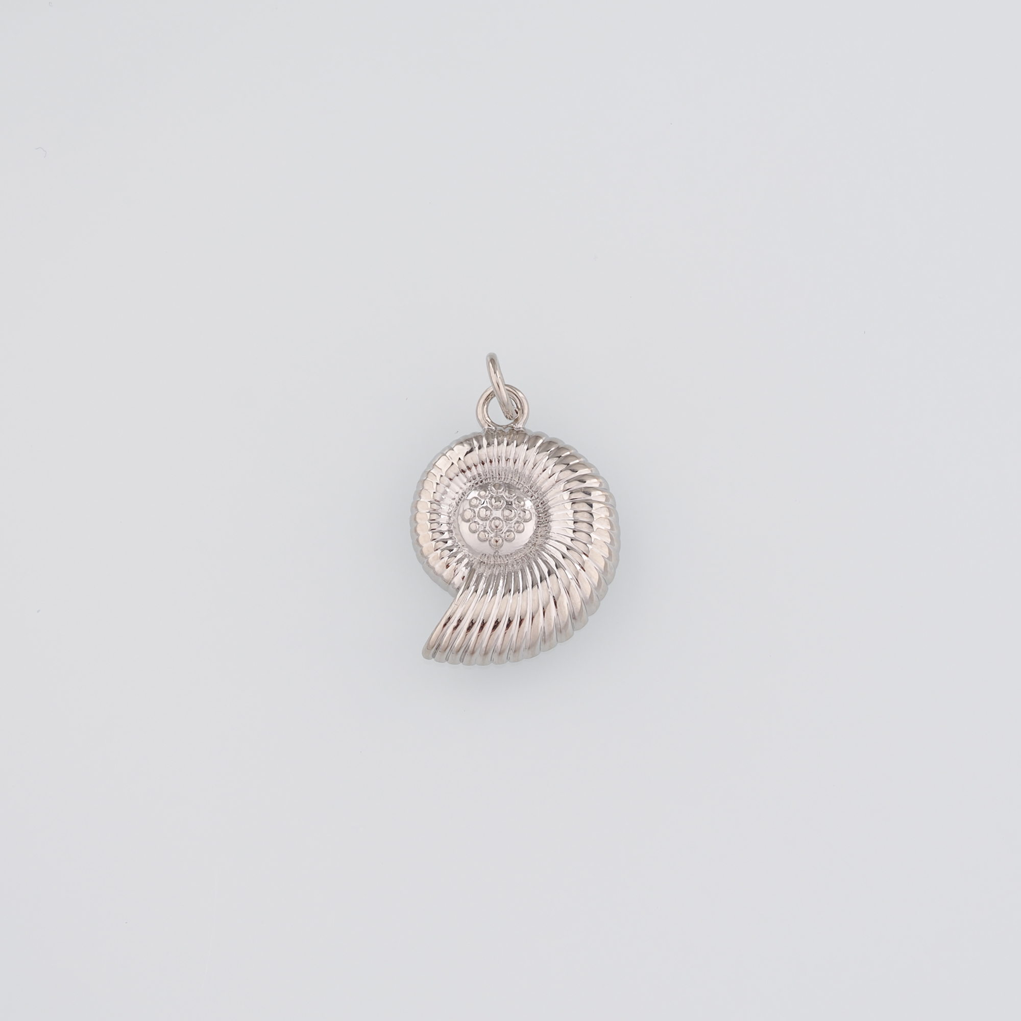 18K Gold Filled Conch Shell Pendant,Ocean Shell Charm Earrings Necklace for DIY Jewelry Making Supply