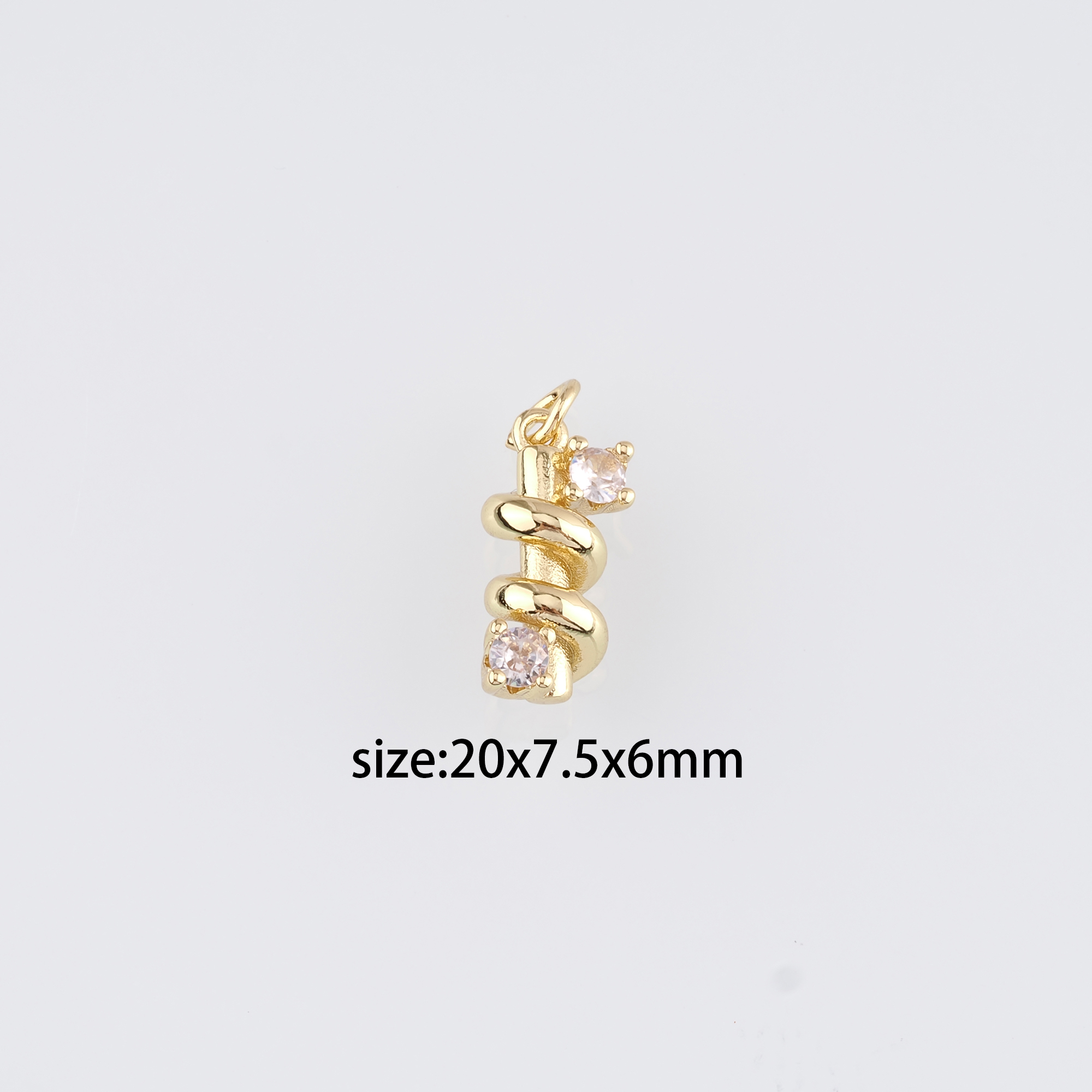 18K Gold Filled Geometric Pendant,Geometric Charm Earrings Necklace for DIY Jewelry Making Supply