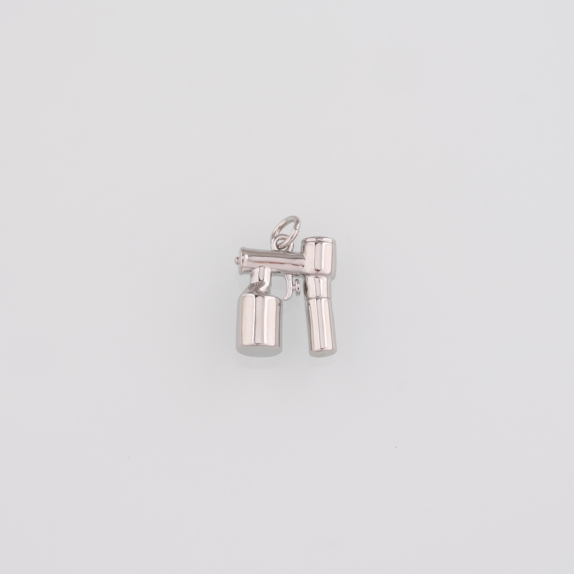 18K Gold Filled Nail Driver Pendant,Tool Charm Earrings Necklace for DIY Jewelry Making Supply