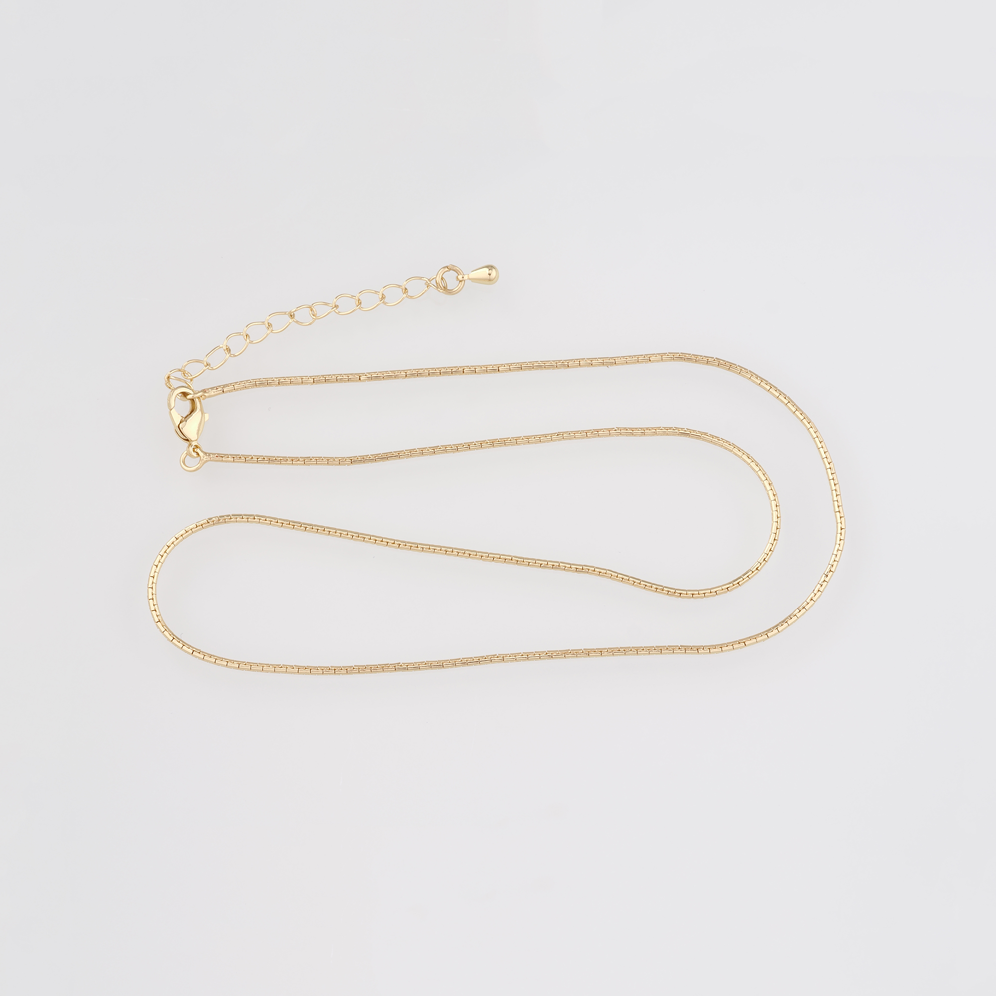 18K Gold Filled Thin Link Necklace,Dainty Chain,Minimalist Necklace,Cable Chain Necklace