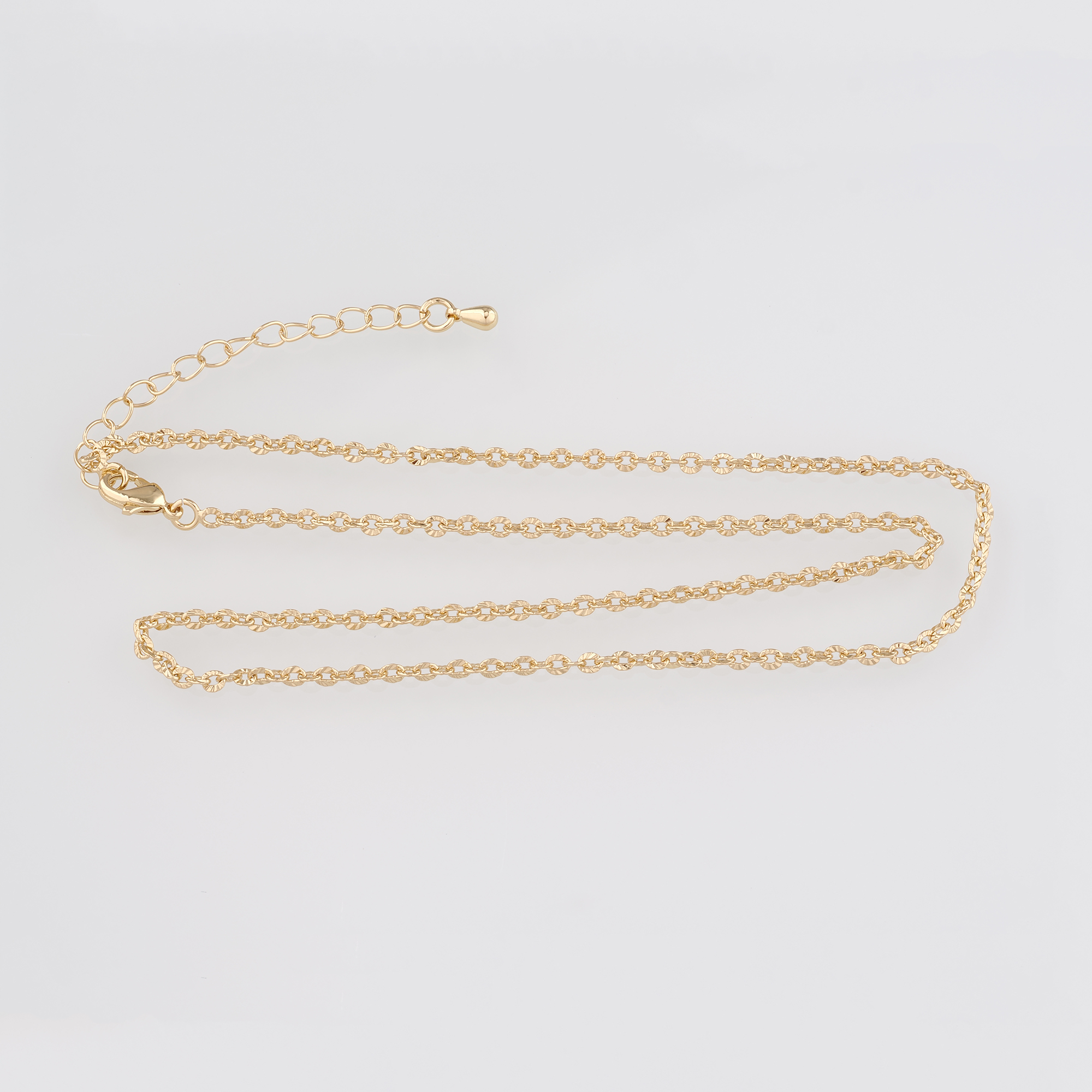18K Gold Filled Thin Link Necklace,Dainty Chain,Minimalist Necklace,Paper Clip Chain Necklace