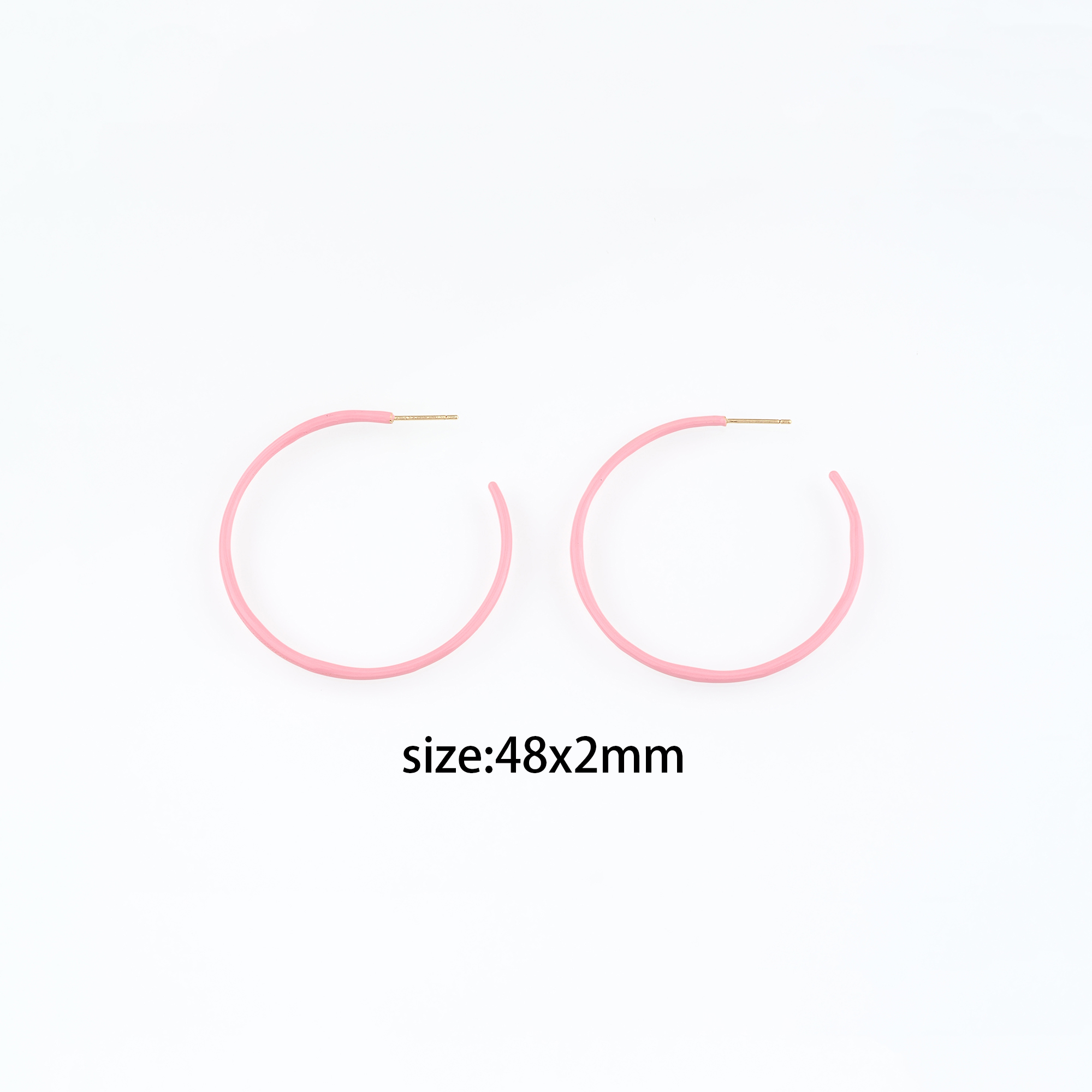 Enamel Hoop Earrings,18K Gold Filled Round Hoop Earrings,Gold Hoops,Minimalist Hoops Huggie