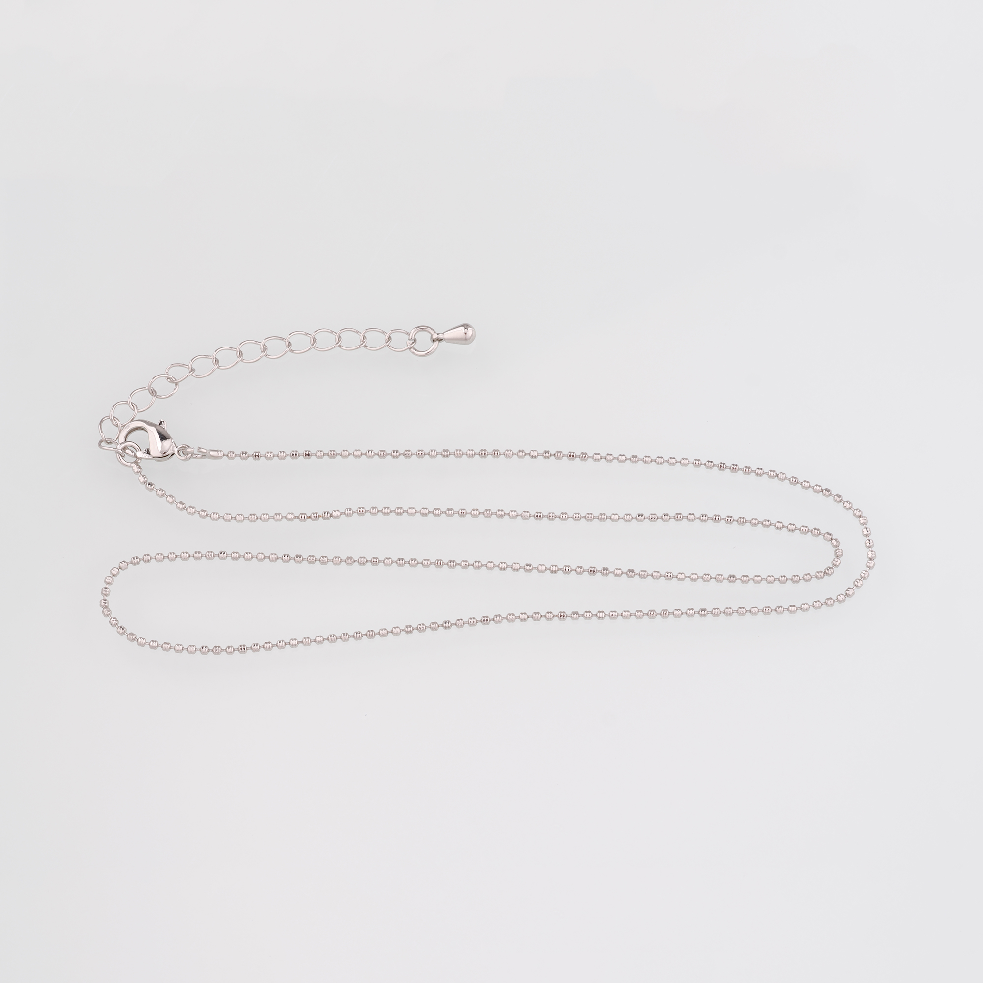 18K Gold Filled Ball Chain Necklace,Gold Bead Link Chain Necklace,Beaded Link Chain,Minimalist Necklace,Adjustable Necklace