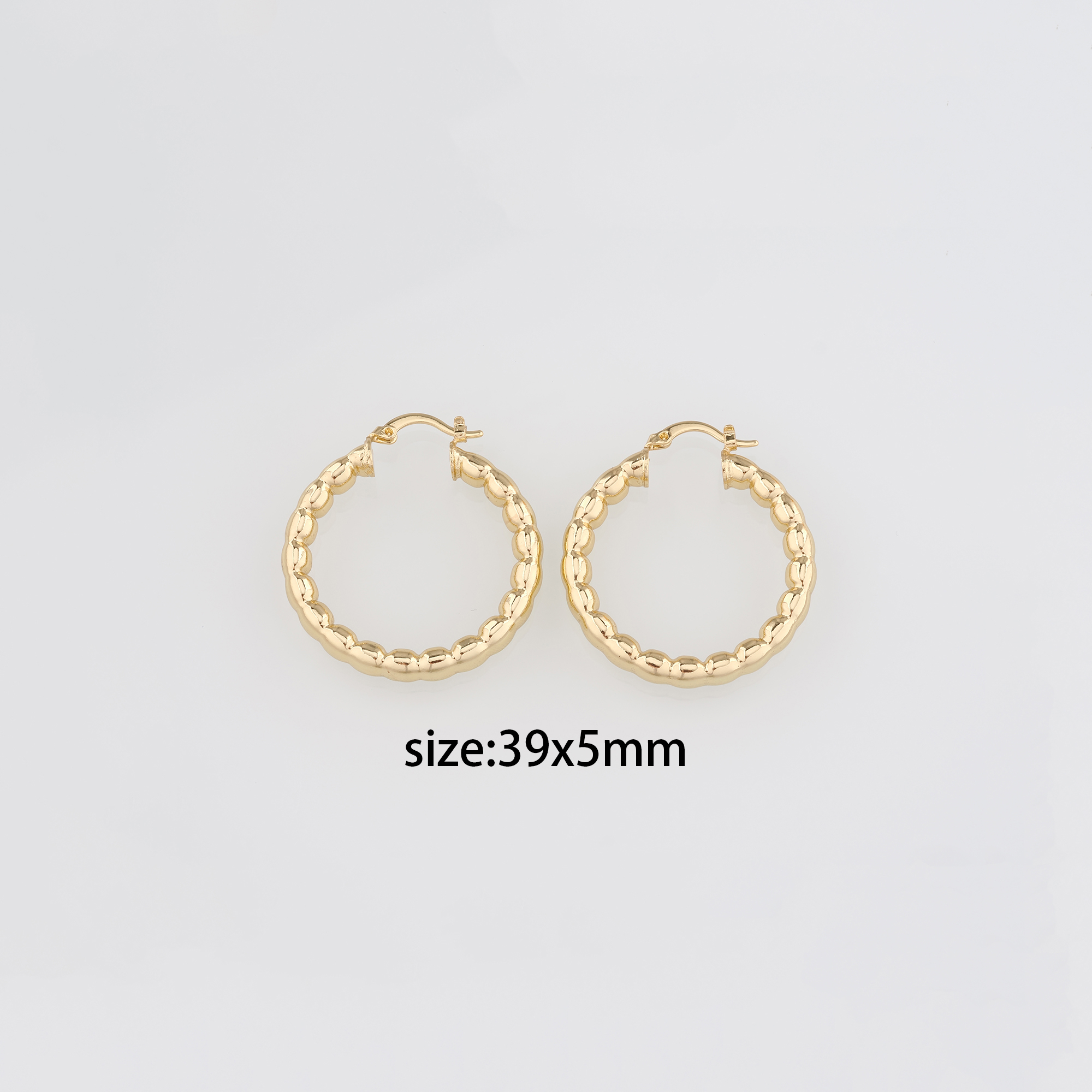 Dainty Hoop Earrings,18K Gold Filled Round Hoop Earrings,Gold Hoops,Minimalist Hoops Huggie