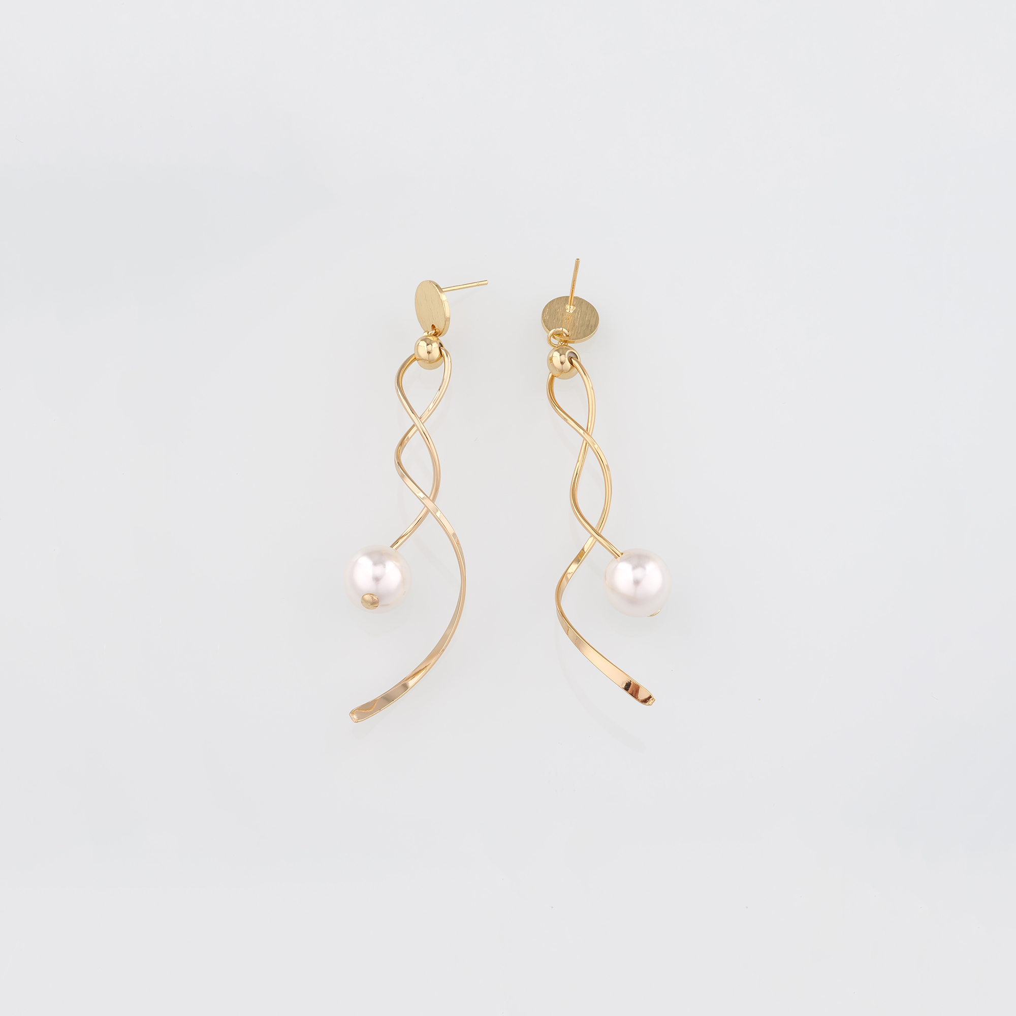 18K Gold Filled Fringe Stud Earrings,Tassel Stud,Dainty Earrings,Minimalist Earring,Gift for Wife