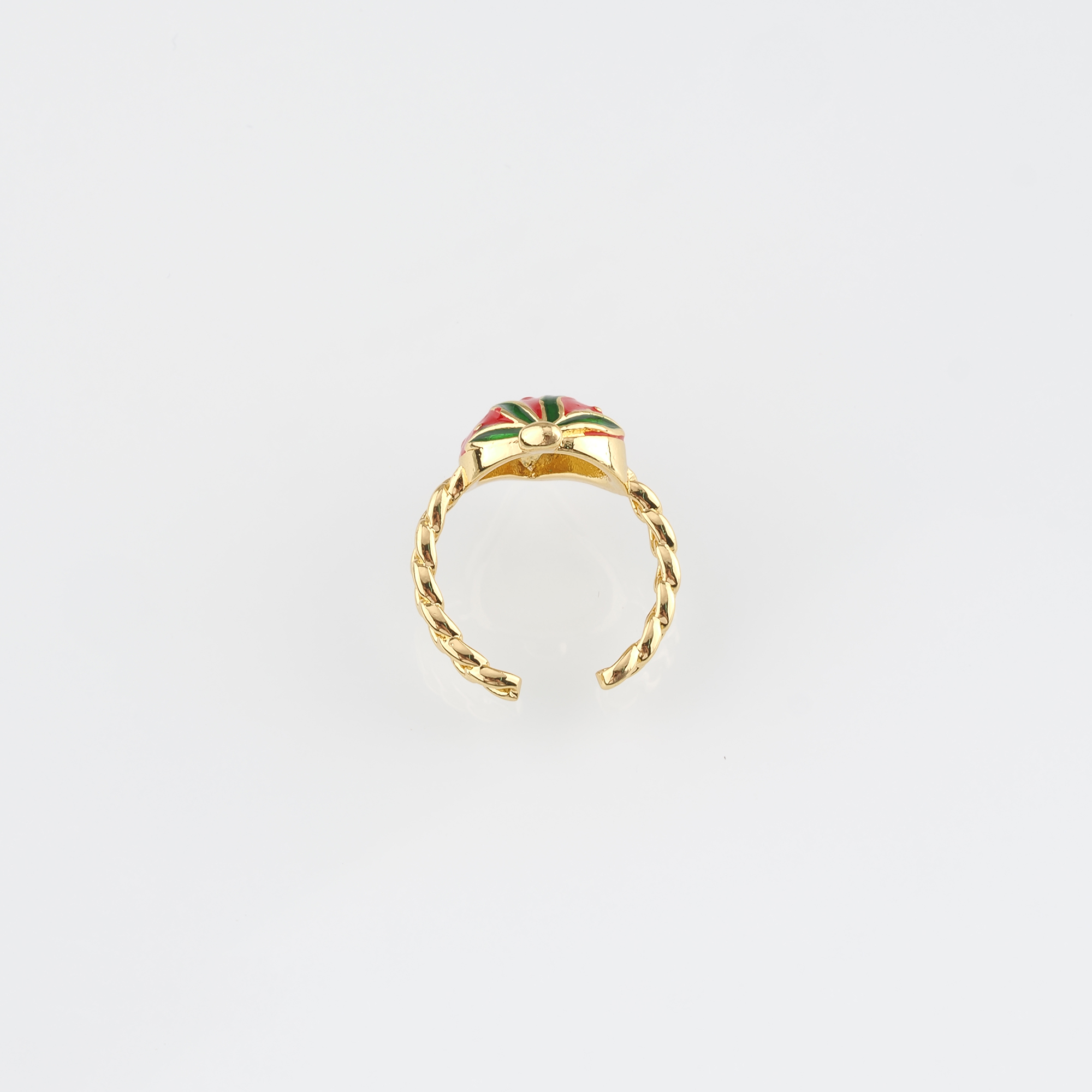 18K Gold Filled Strawberry Ring,Fruit Rings,Dainty Ring,Adjustable Ring,Minimalist Ring
