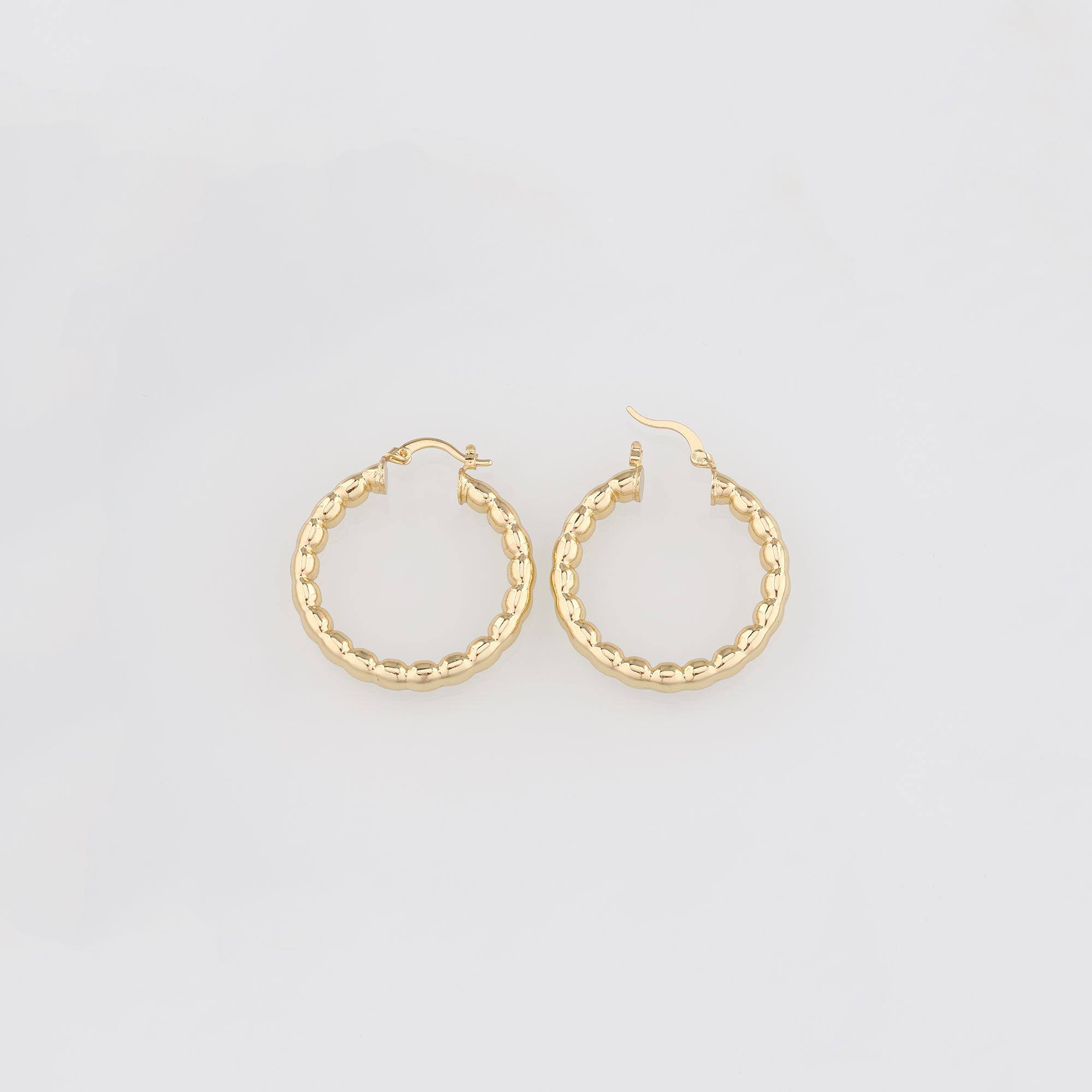 Dainty Hoop Earrings,18K Gold Filled Round Hoop Earrings,Gold Hoops,Minimalist Hoops Huggie