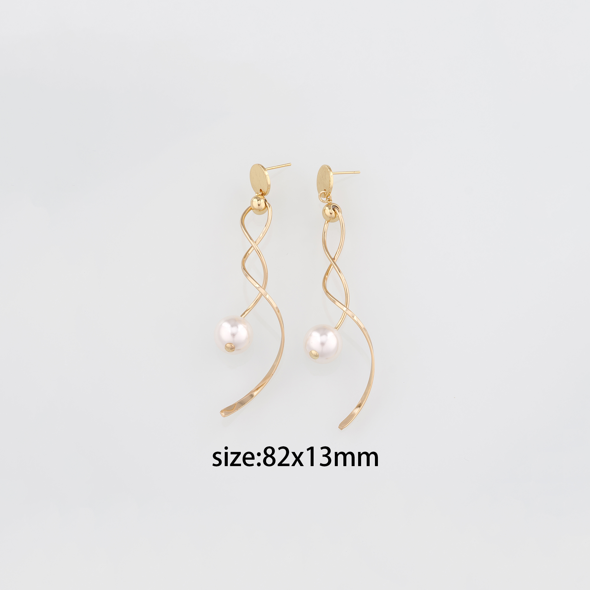 18K Gold Filled Fringe Stud Earrings,Tassel Stud,Dainty Earrings,Minimalist Earring,Gift for Wife