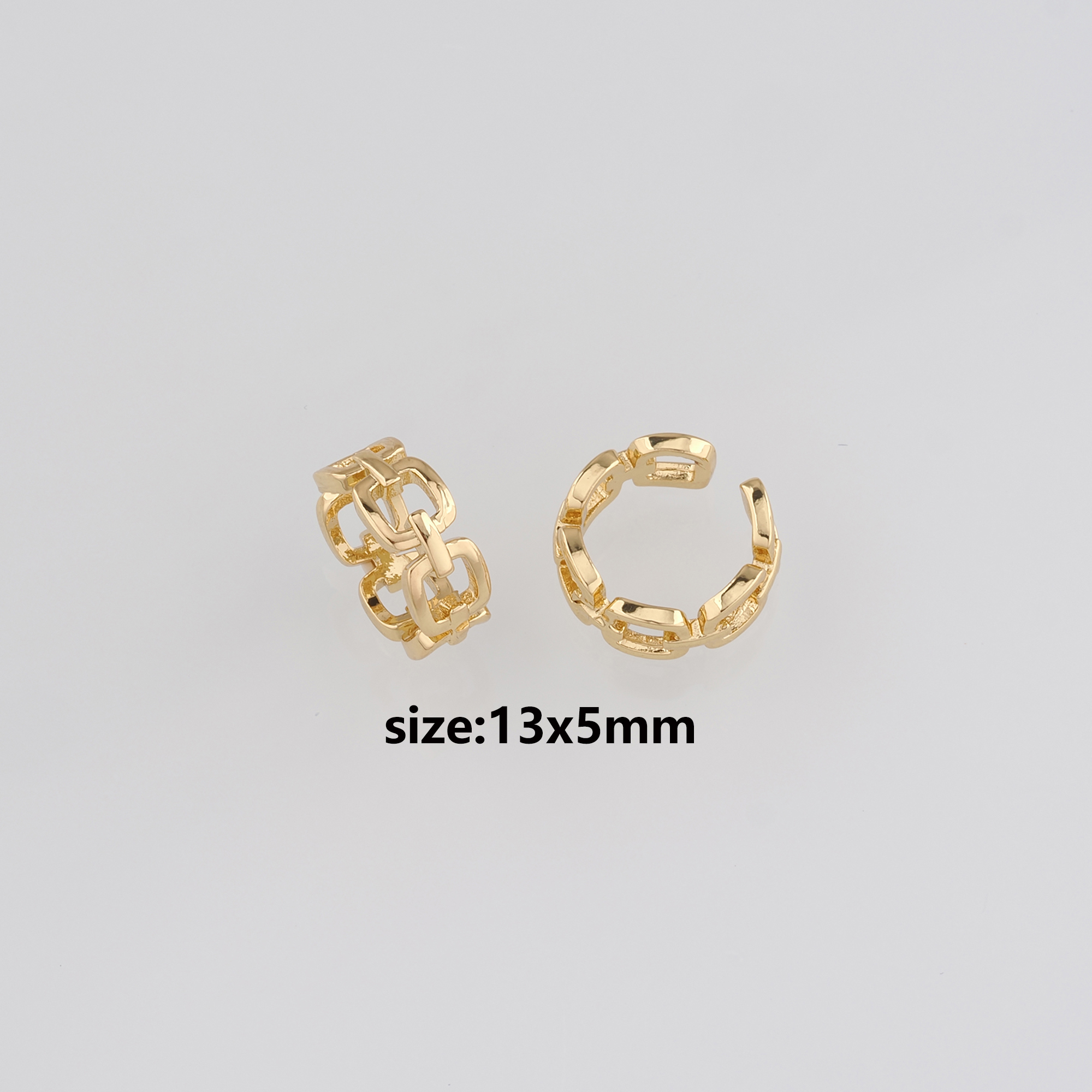 18K Gold Filled Ear Clip Earrings,Dainty Ear Clips,Clip on Earrings,Minimalist Ear Cuff