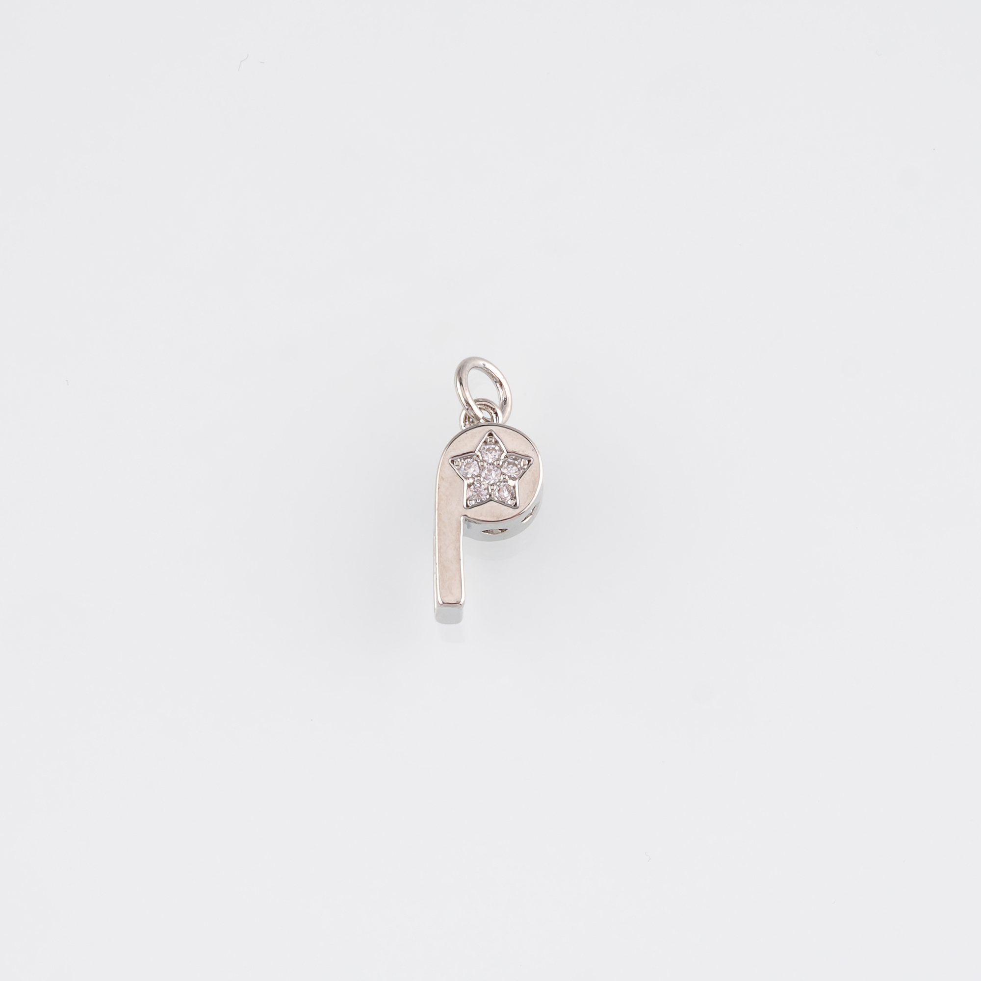 18K Gold Filled Whistle Pendant,CZ Micro Pave Whistle Charm Earrings Necklace for DIY Jewelry Making Supply