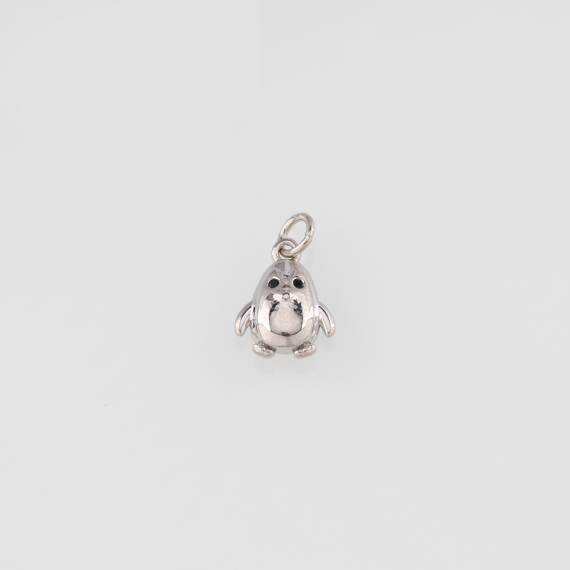 18K Gold Filled Penguin Pendant,Animal Charm Earrings Necklace for DIY Jewelry Making Supply