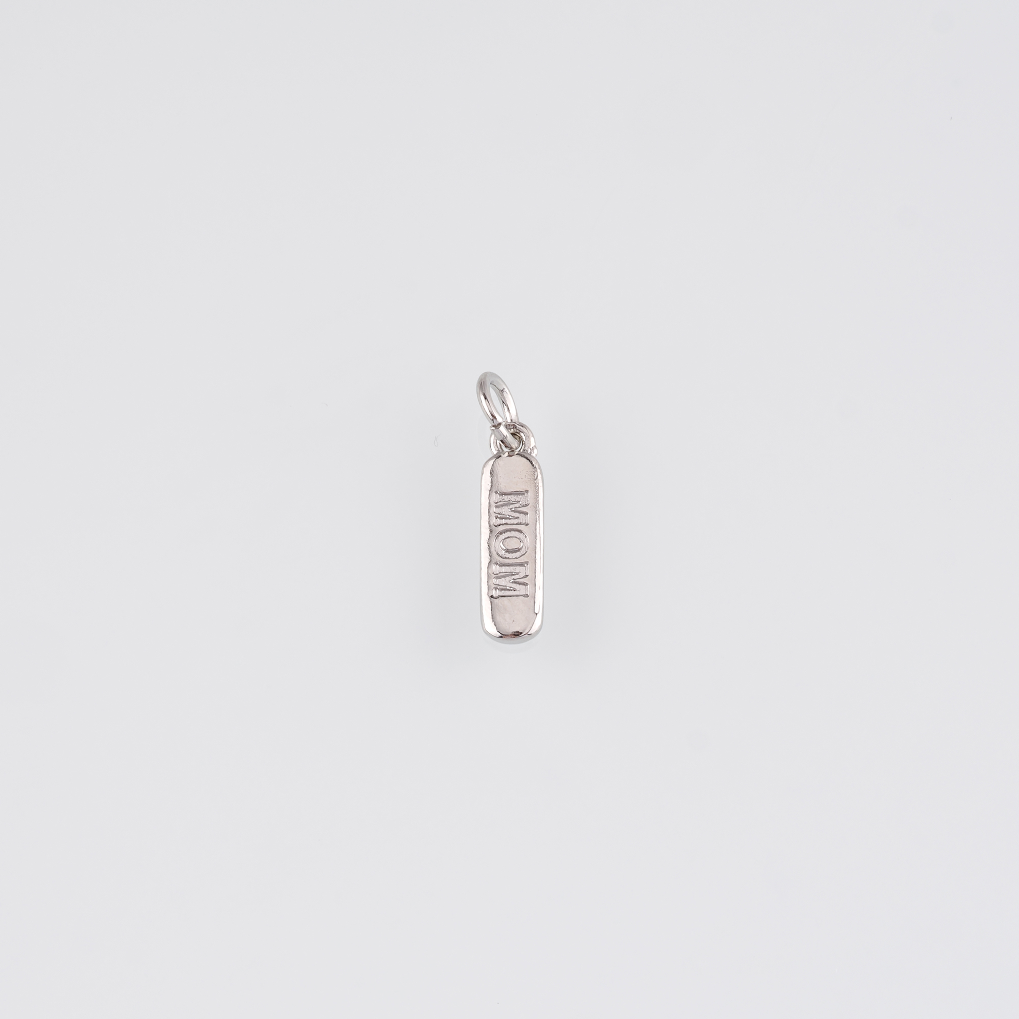 18K Gold Filled Mom Pendant,Dainty Mom Charm Earrings Necklace for DIY Jewelry Making Supply