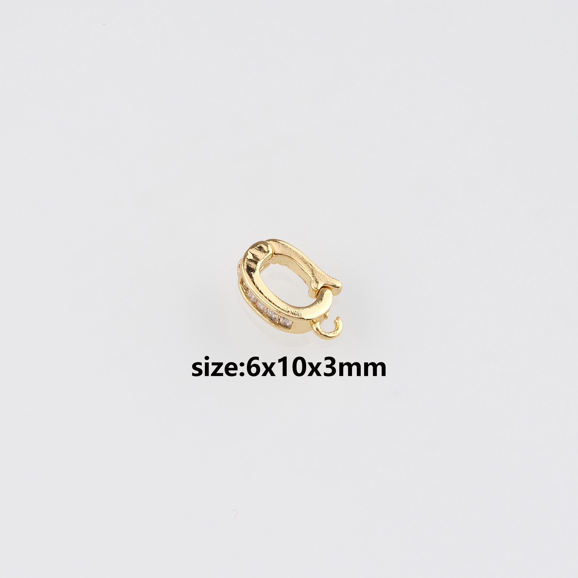 18K Gold Filled Pendant Clasp,Bail Connector for DIY Jewelry Necklace Bracelet