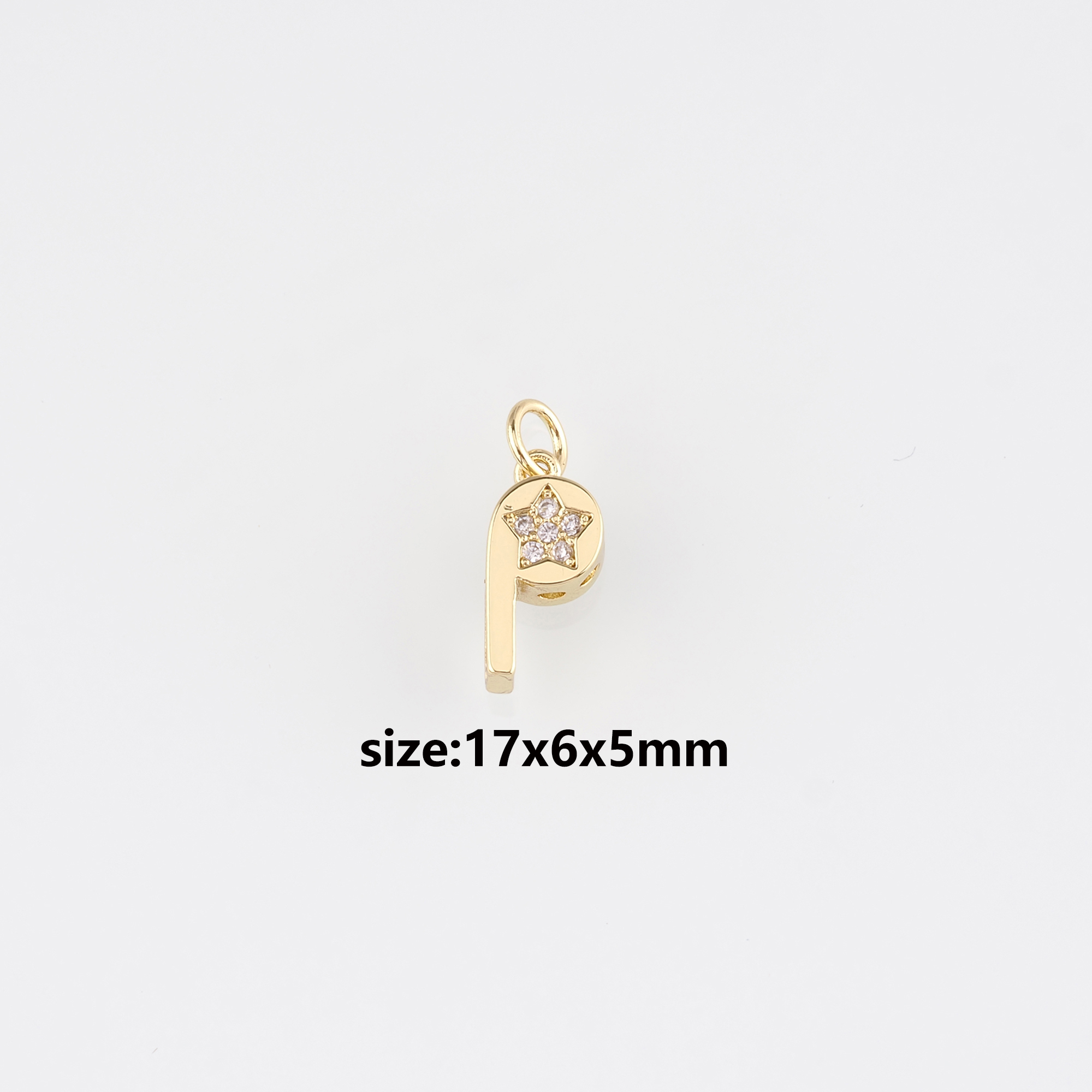 18K Gold Filled Whistle Pendant,CZ Micro Pave Whistle Charm Earrings Necklace for DIY Jewelry Making Supply