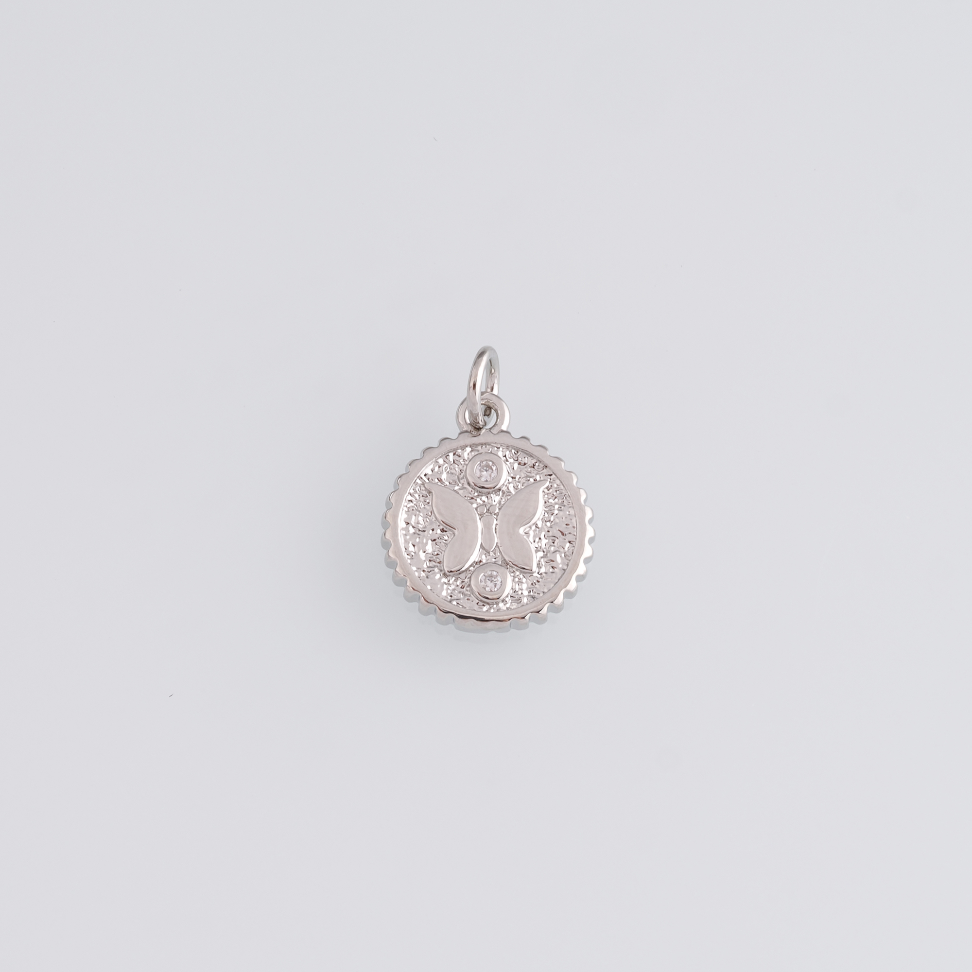 18K Gold Filled Butterfly Pendant,CZ Micro Pave Butterfly Charm Earrings Necklace for DIY Jewelry Making Supply