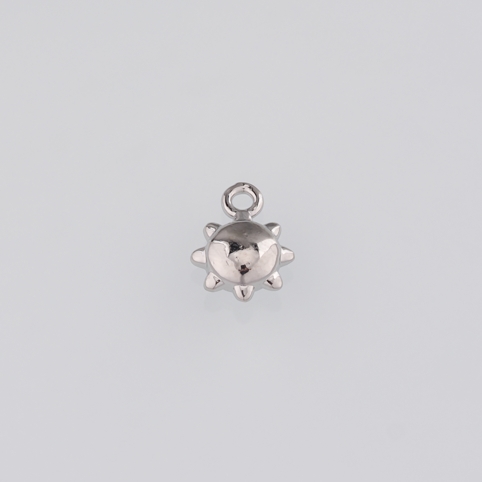 18K Gold Filled Sun Pendant,Dainty Sun Charm Earrings Necklace for DIY Jewelry Making Supply