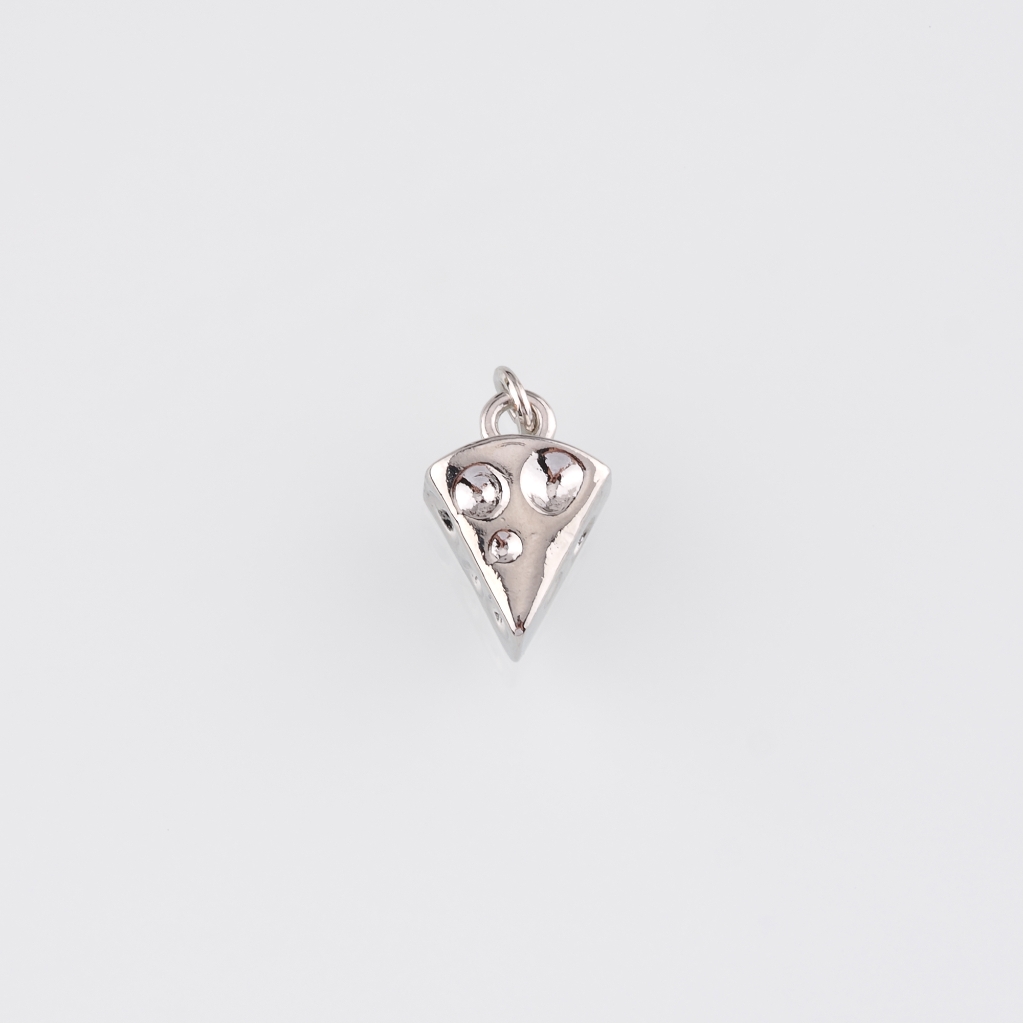 18K Gold Filled Cheese Pendant,Cheese Charm Earrings Necklace for DIY Jewelry Making Supply