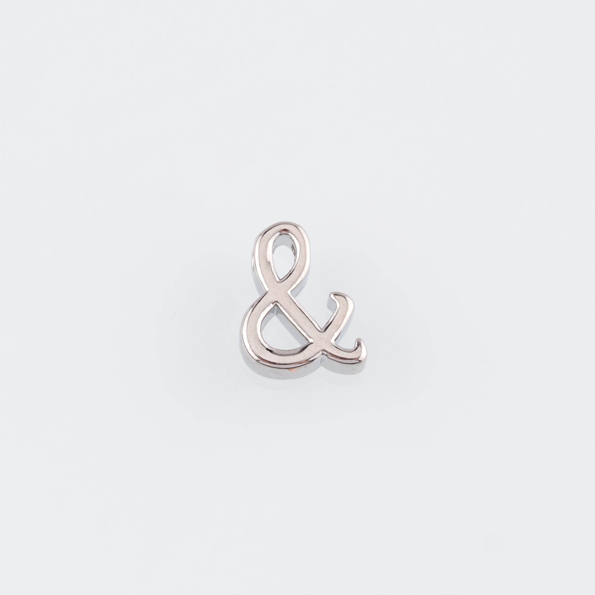 18K Gold Filled Ampersand Pendant,Symbol Ampersand Charm Earrings Necklace for DIY Jewelry Making Supply