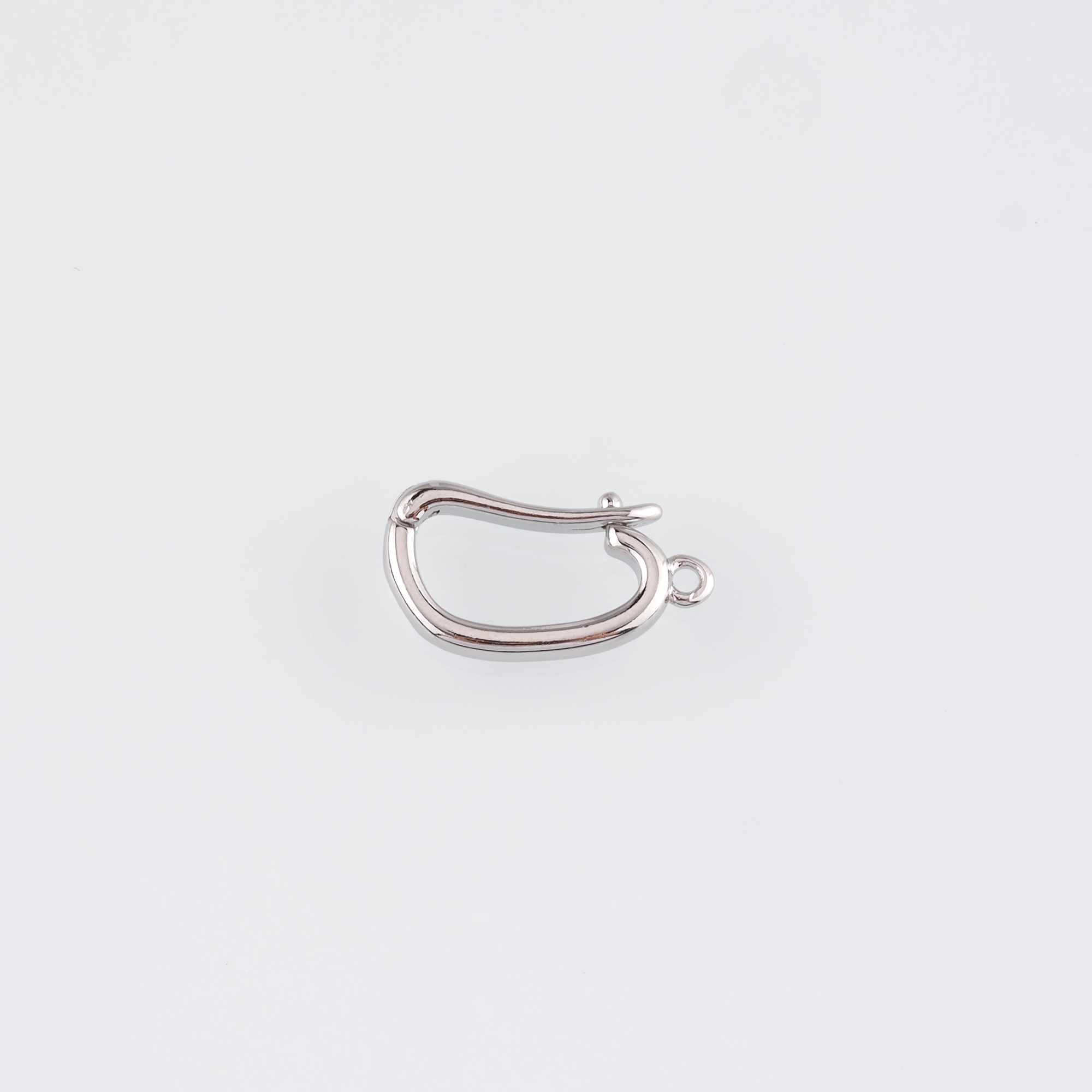 18K Gold Filled Oval Spring Clasp,Push Gate Buckle Bracelet Necklace for DIY Jewelry Finding Necklace Bracelet