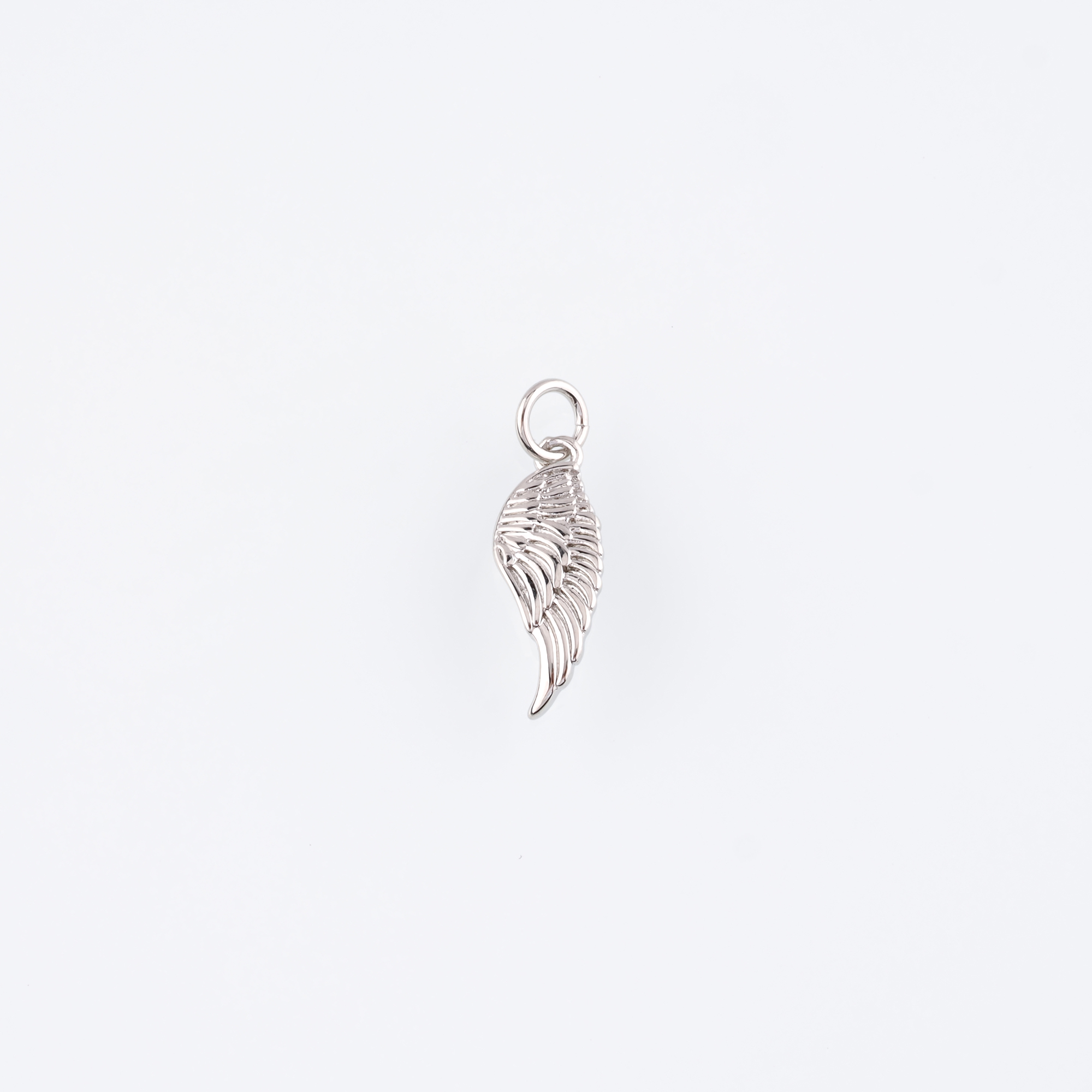 18K Gold Filled Wing Pendant,Dainty Wings Earrings Necklace for DIY Jewelry Making Supply