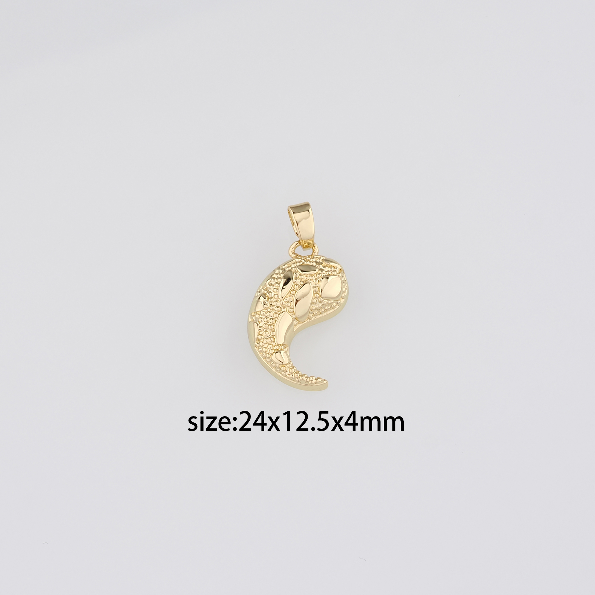 18K Gold Filled Geometric Pendant,Geometric Charm Earrings Necklace for DIY Jewelry Making Supply