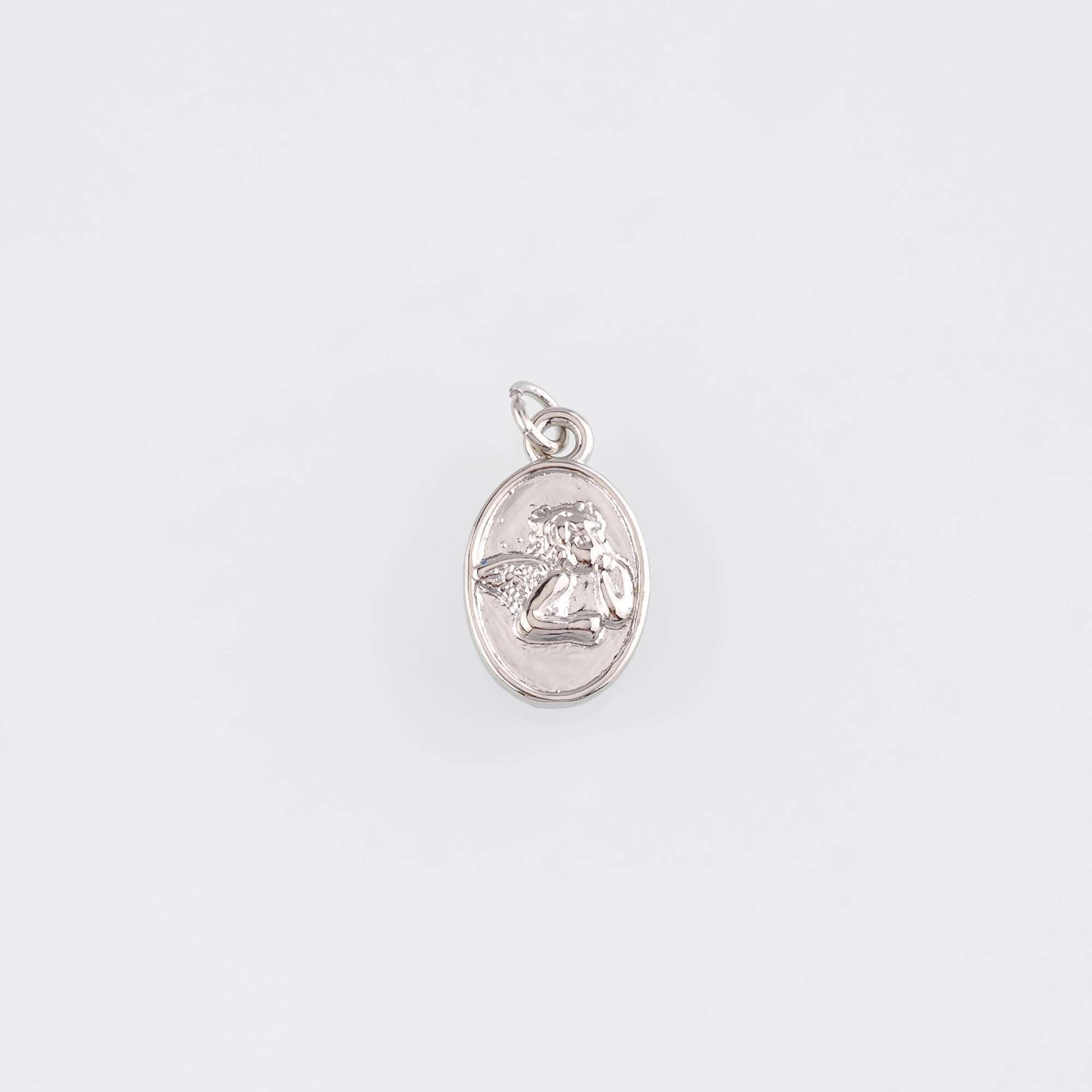 18K Gold Filled Angel Pendant,Angel Charm Earrings Necklace for DIY Jewelry Making Supply