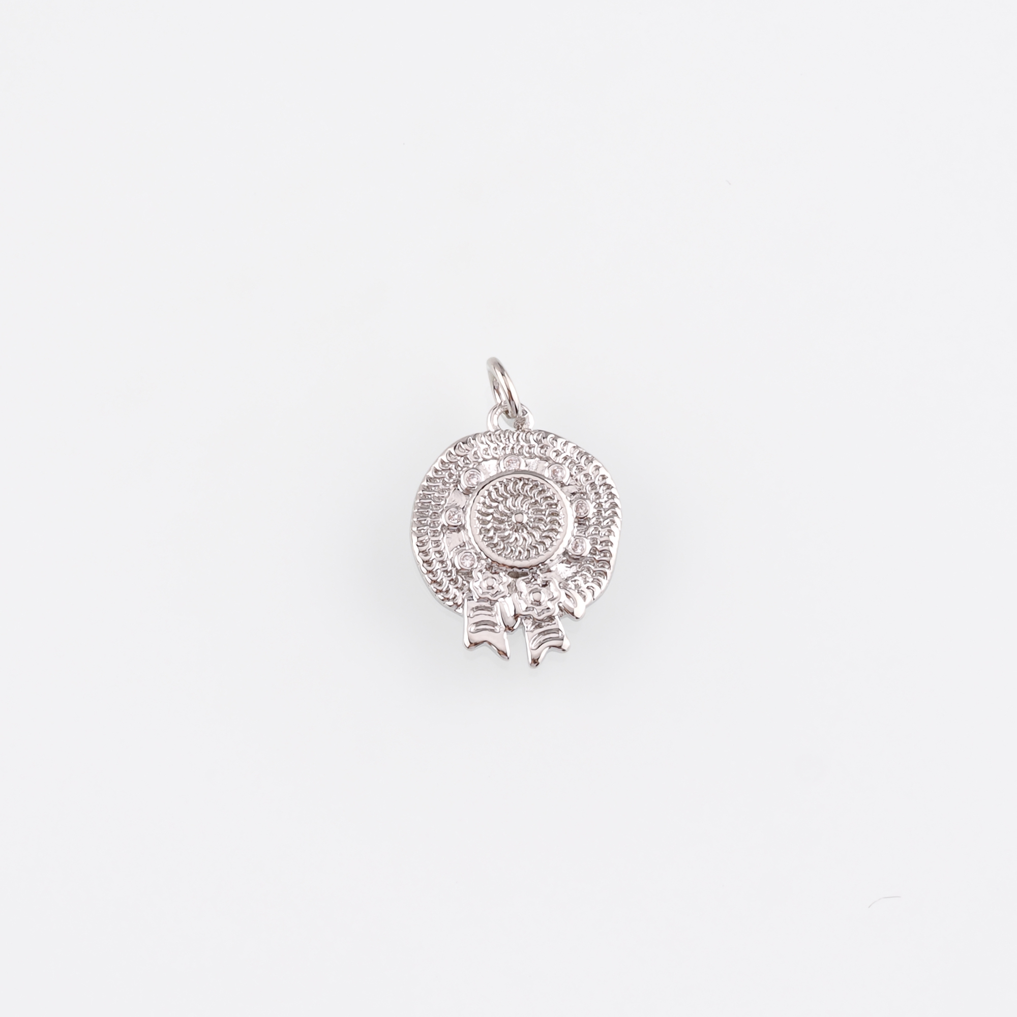 18K Gold Filled Geometric Pendant,Geometric Charm Earrings Necklace for DIY Jewelry Making Supply