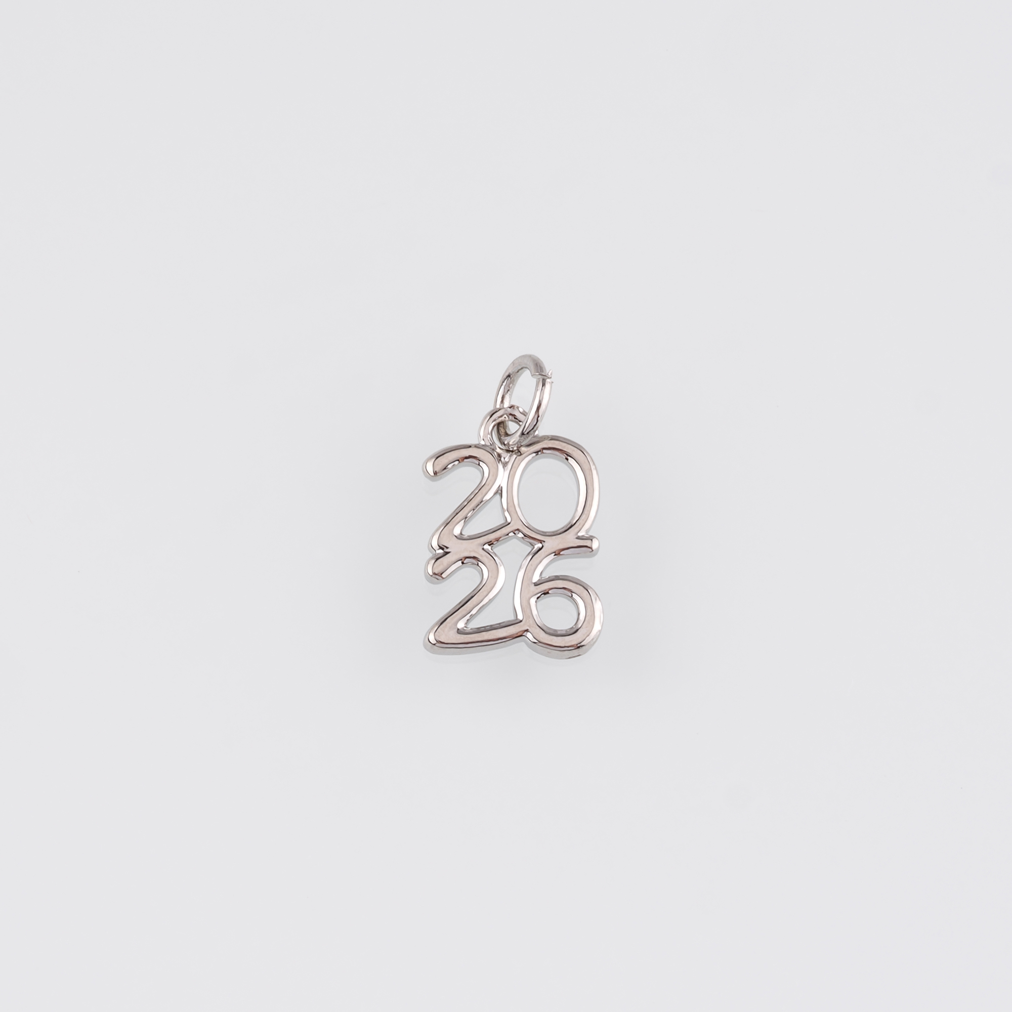 18K Gold Filled Year 2026 Pendant,Dainty 2026 Number Charm Earrings Necklace for DIY Jewelry Making Supply