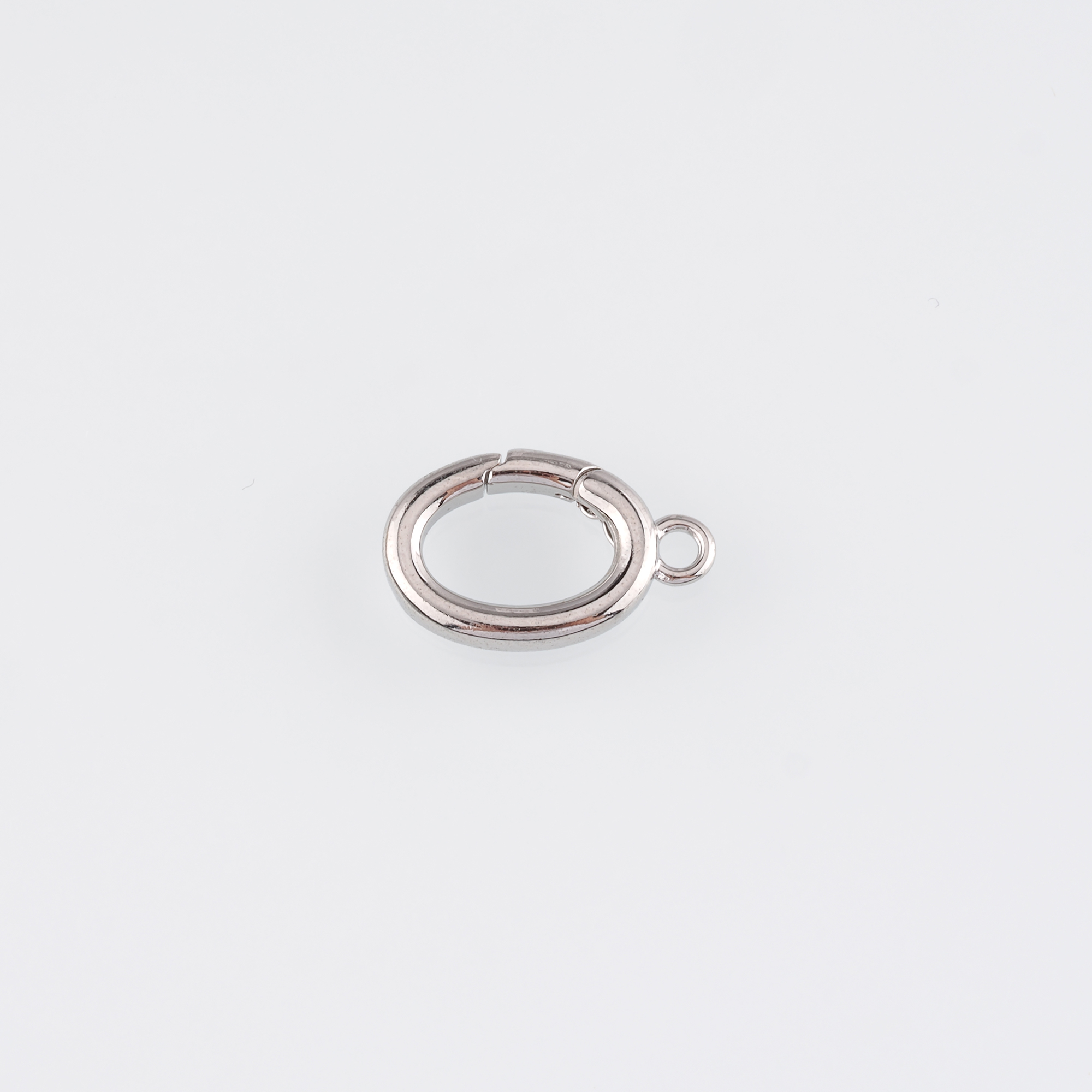 18K Gold Filled Oval Spring Clasp,Push Gate Buckle Bracelet Necklace for DIY Jewelry Finding Necklace Bracelet