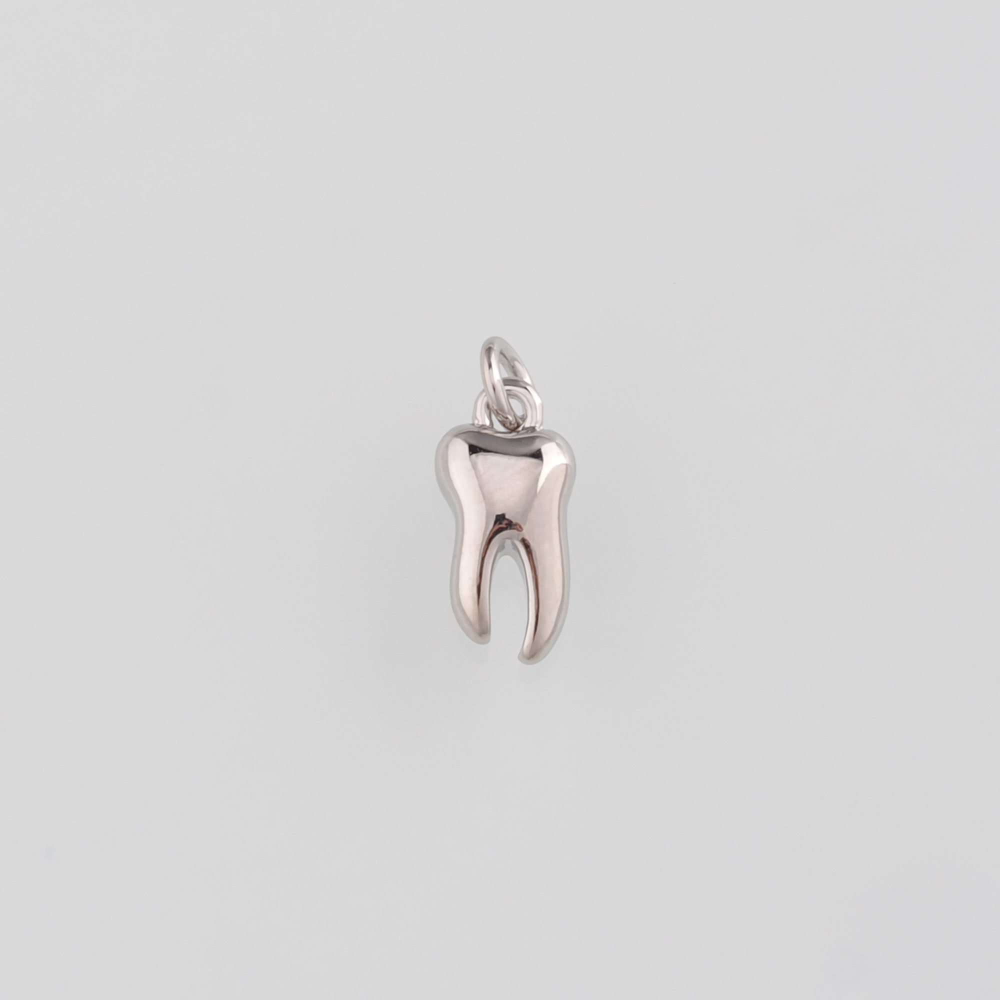 18K Gold Filled Teeth Pendant,Teeth Charm Earrings Necklace for DIY Jewelry Making Supply