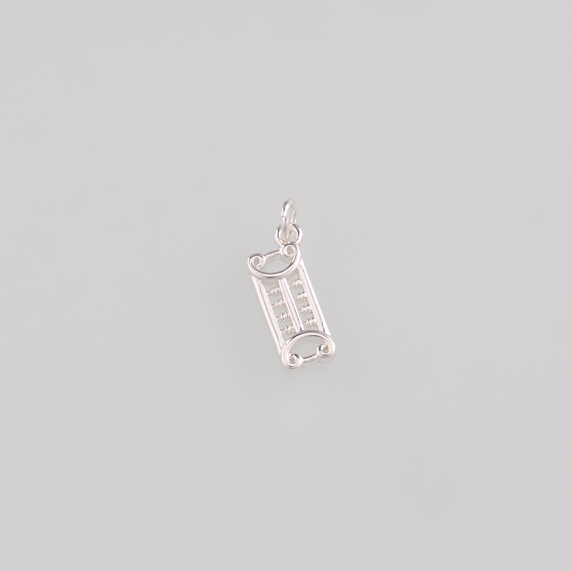 18K Gold Filled Abacus Pendant,Dainty Abacus Charm Earrings Necklace for DIY Jewelry Making Supply