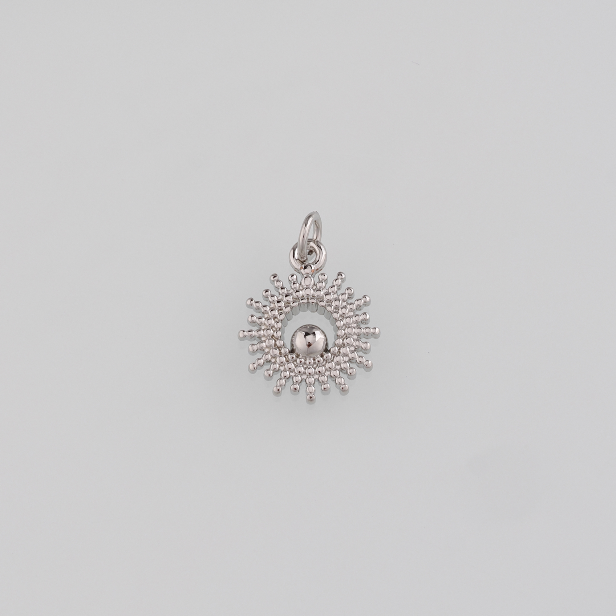 18K Gold Filled Sun Pendant,Celestial Sun Charm Earrings Necklace for DIY Jewelry Making Supply