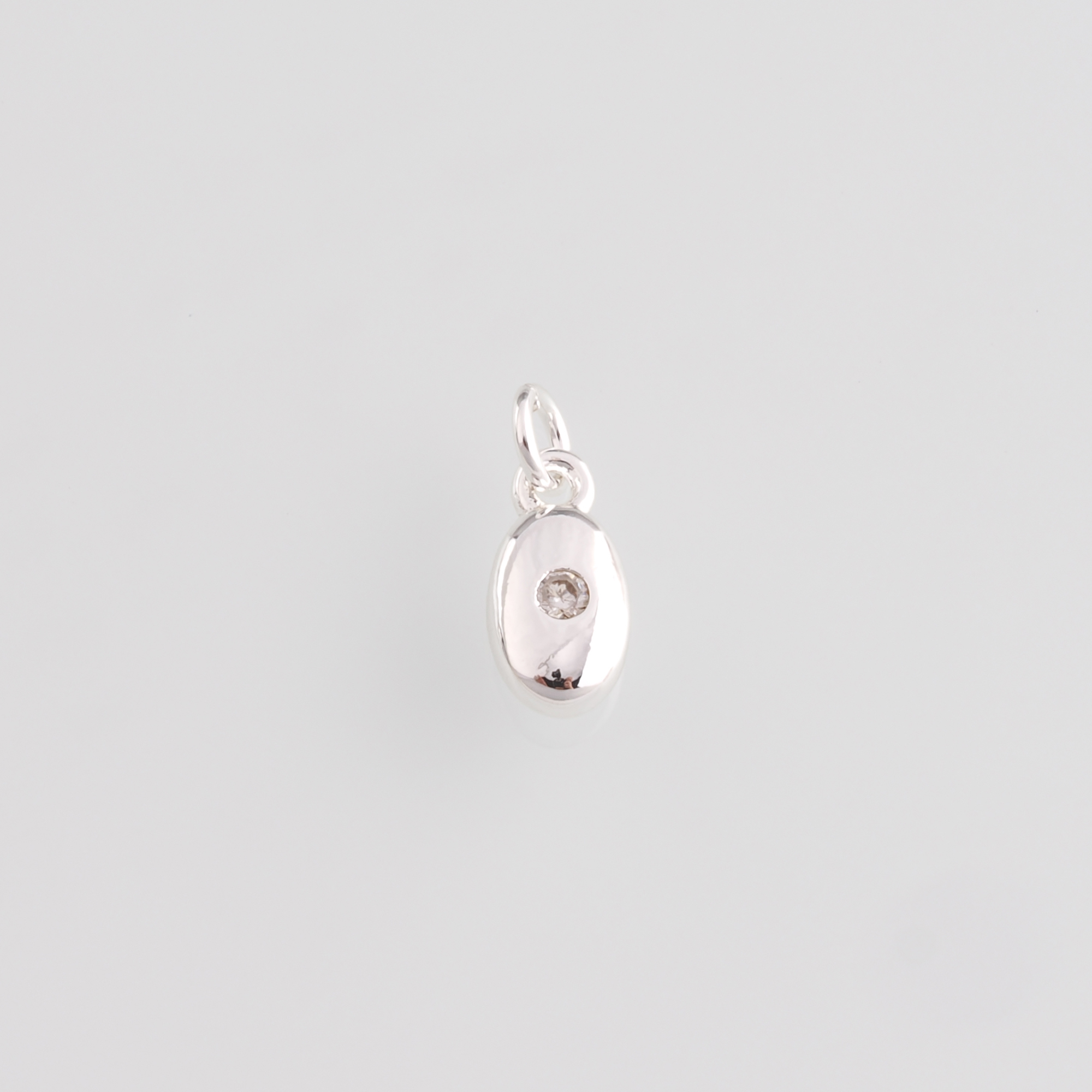 18K Gold Filled Oval Pendant,Dainty Oval Charm Earrings Necklace for DIY Jewelry Making Supply