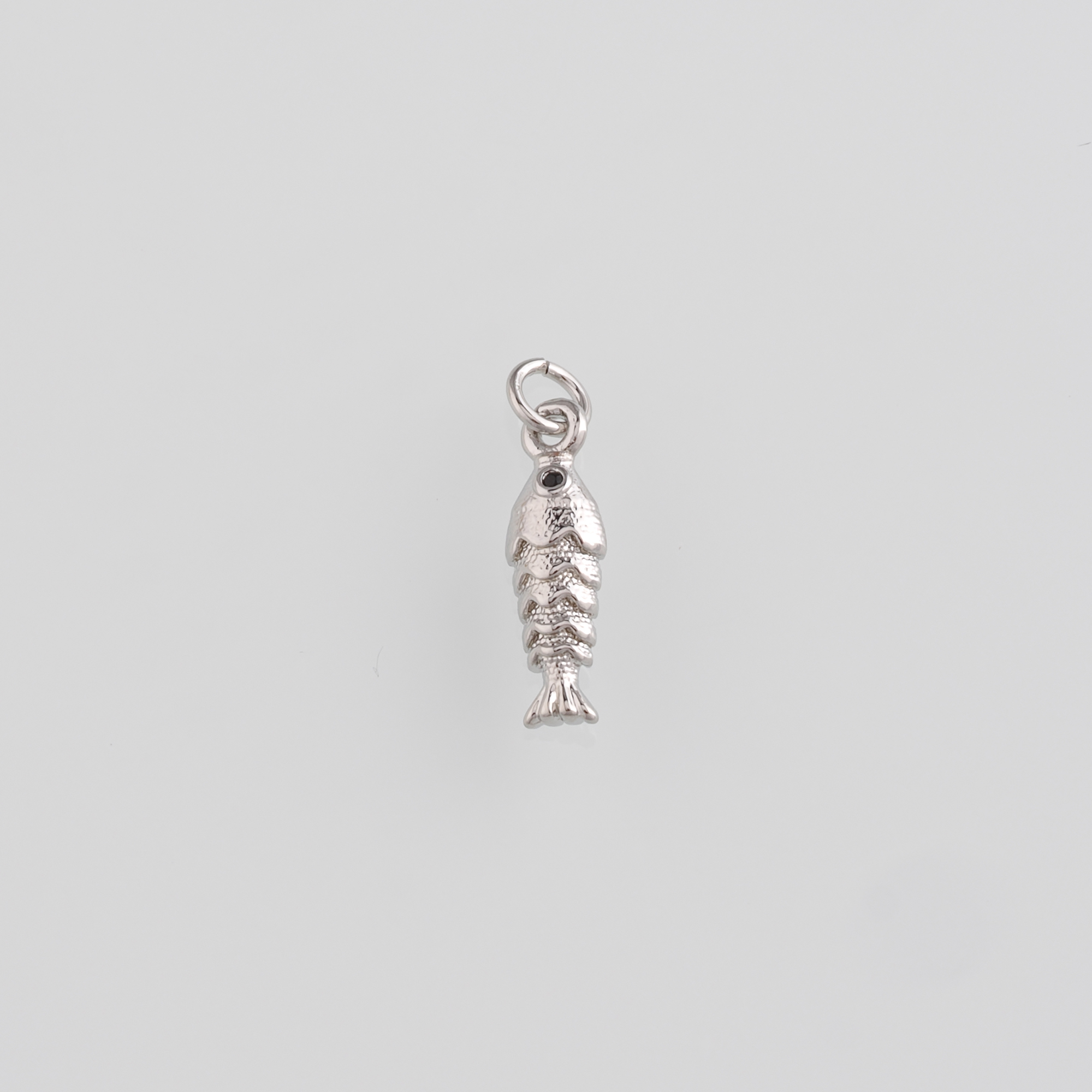 18K Gold Filled Fish Pendant,Ocean Fish Charm Earrings Necklace for DIY Jewelry Making Supply