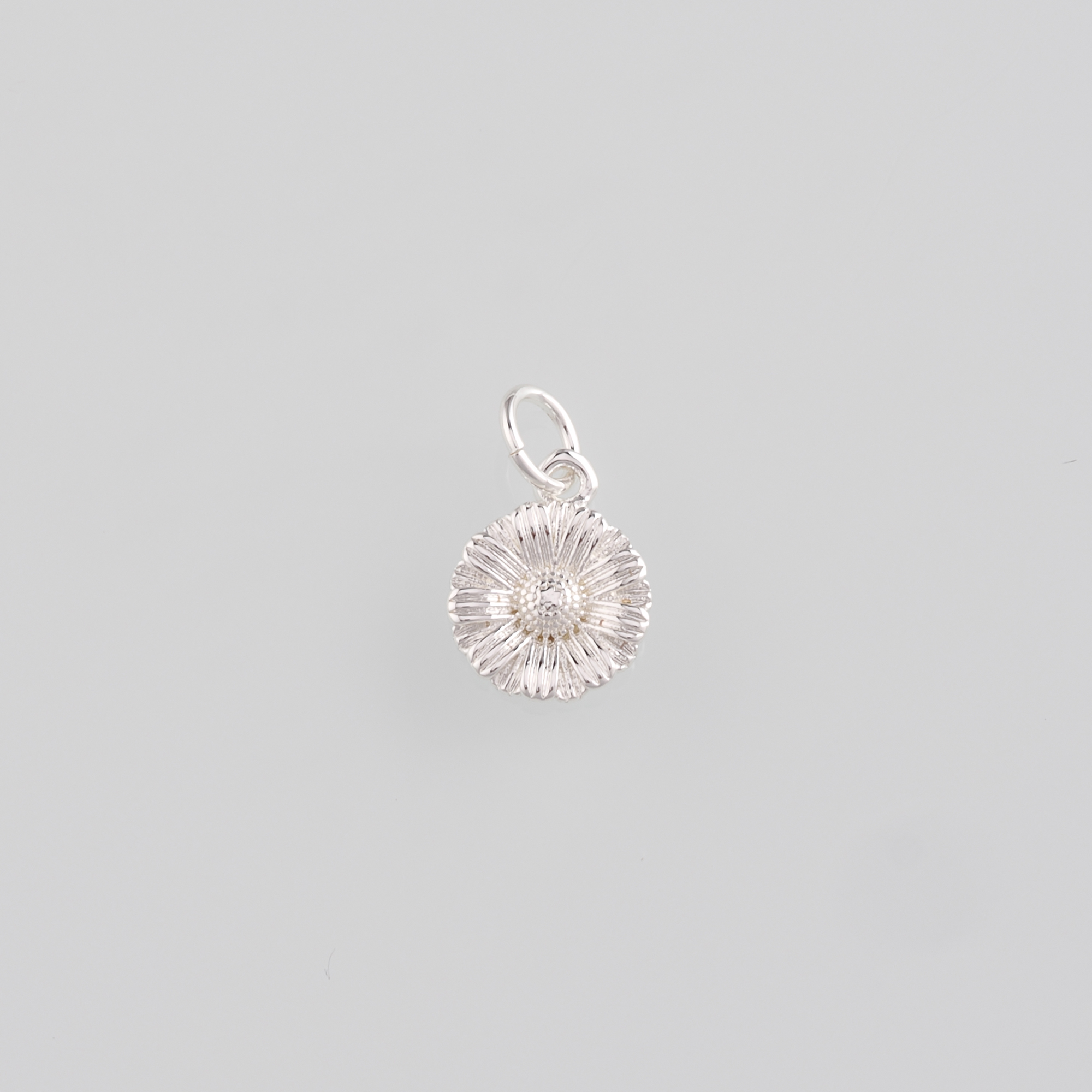 18K Gold Filled Sunflower Pendant,Dainty Sunflower Charm Earrings Necklace for DIY Jewelry Making Supply