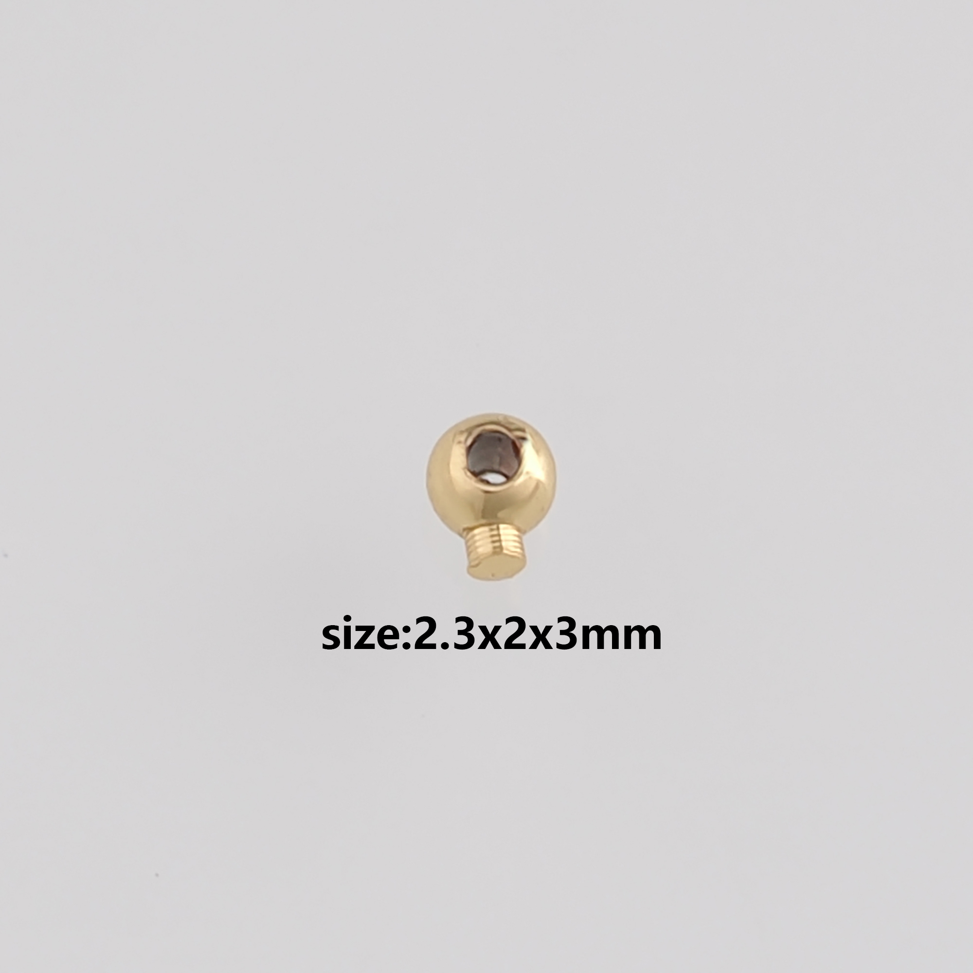 10Pcs 18K Gold Filled Positioning Beads,Position Clasp,DIY Jewelry Making Supply