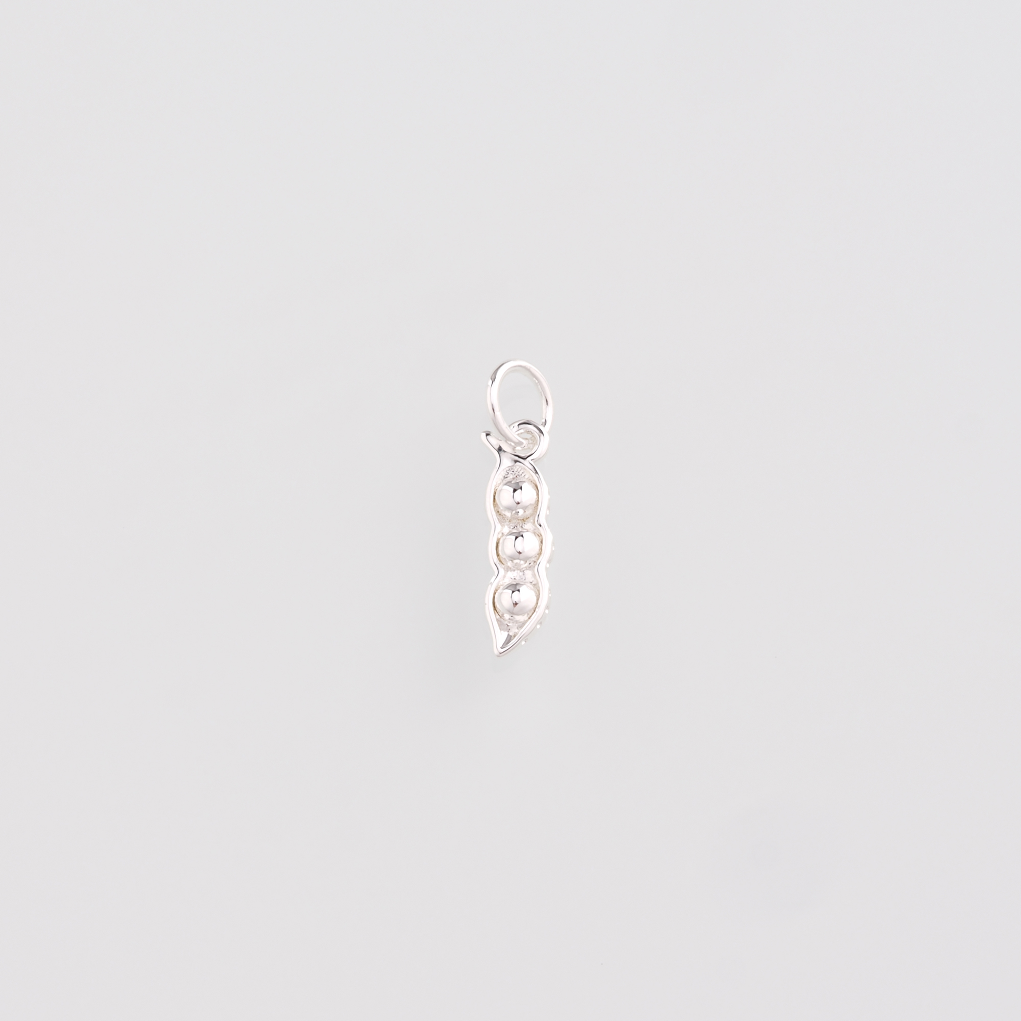 18K Gold Filled Pea Pods Pendant,Pea Charm Earrings Necklace for DIY Jewelry Making Supply