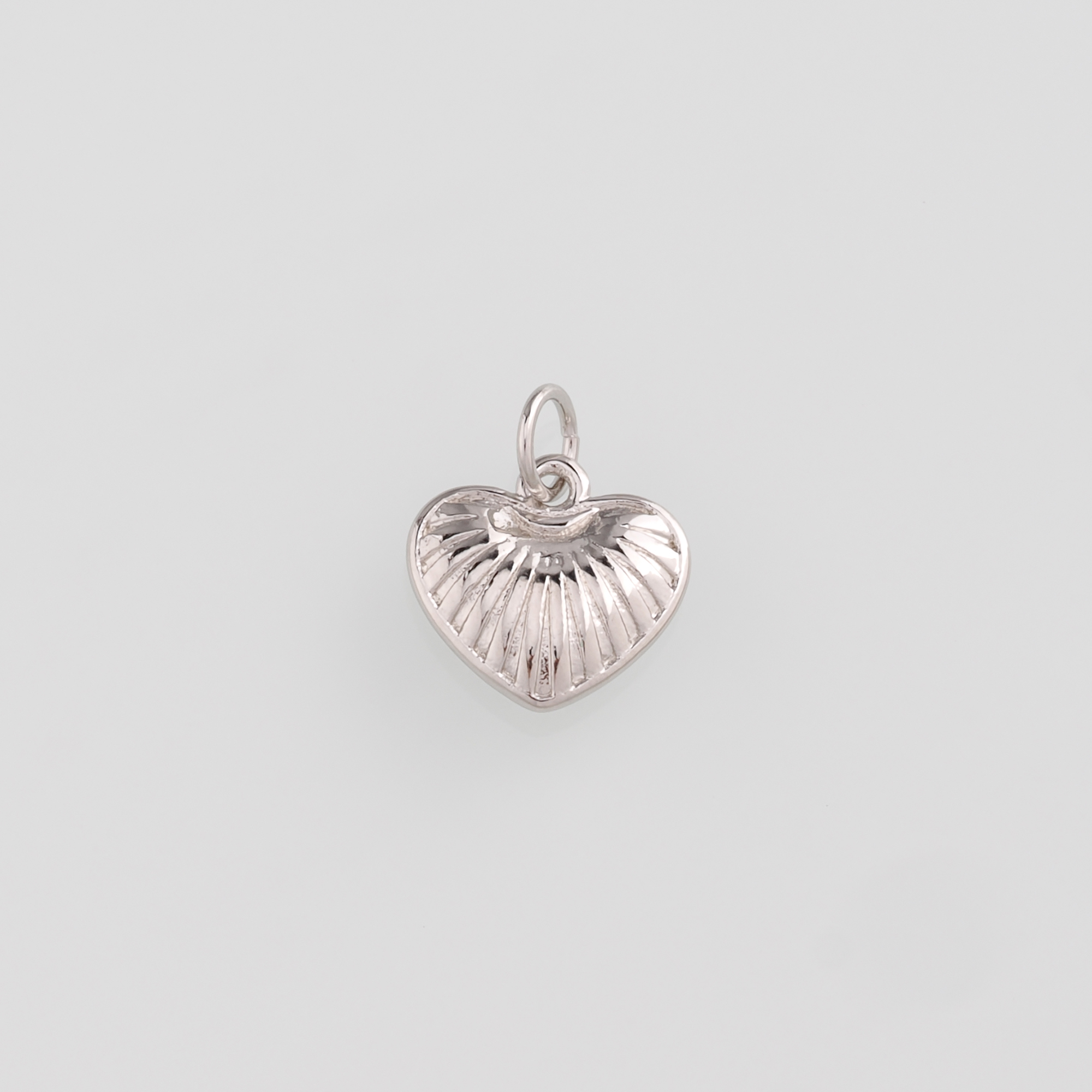 18K Gold Filled Heart Pendant,Dainty Heart Charm Earrings Necklace for DIY Jewelry Making Supply