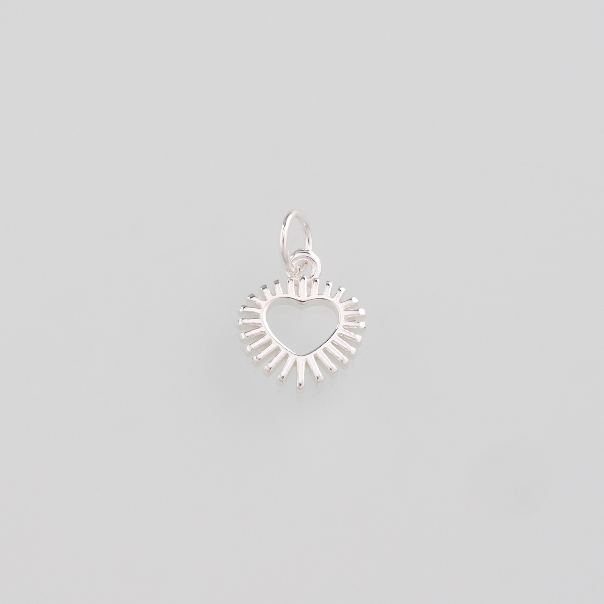 18K Gold Filled Heart Pendant,Dainty Heart Charm Earrings Necklace for DIY Jewelry Making Supply