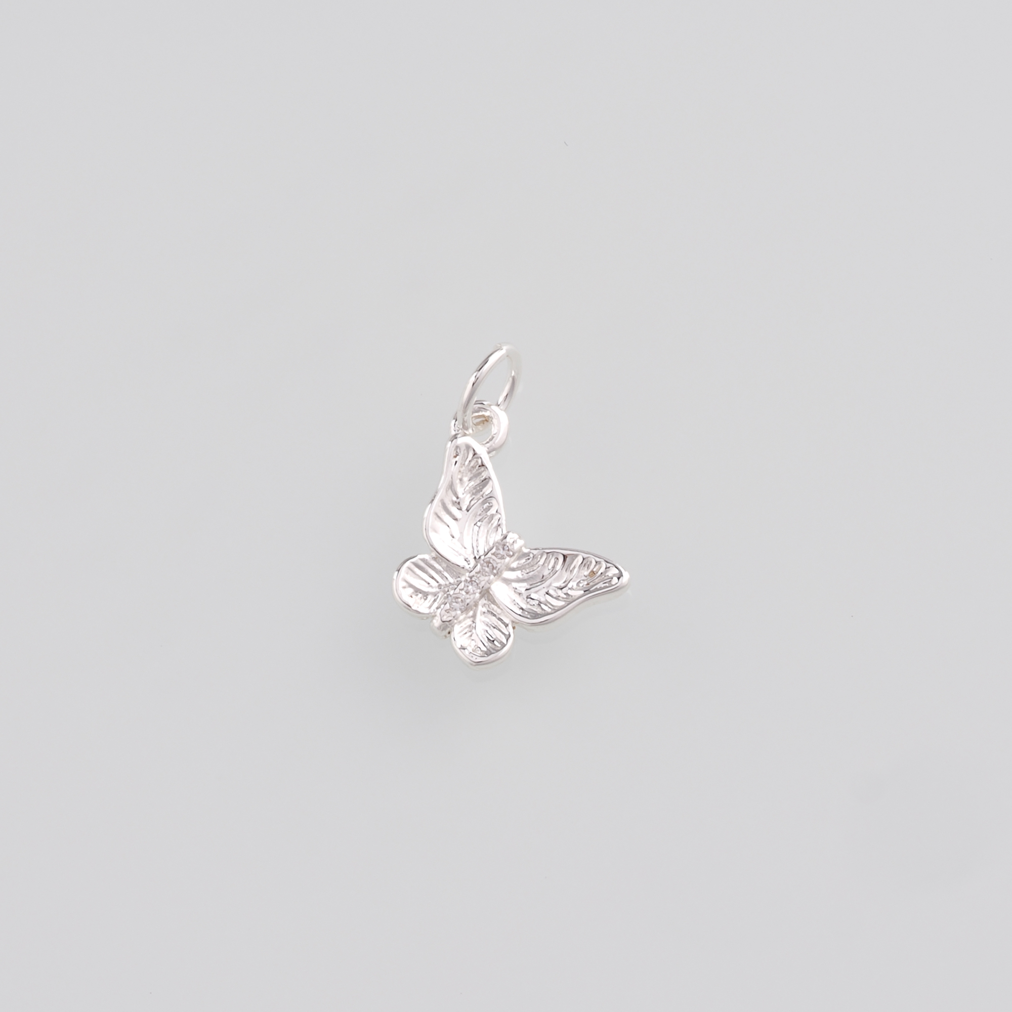 18K Gold Filled Butterfly Pendant,Butterfly Charm Earrings Necklace for DIY Jewelry Making Supply