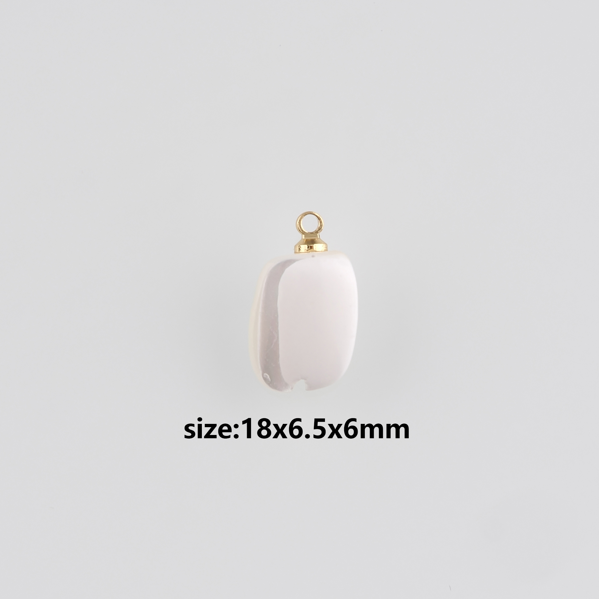 18K Gold Filled Geometric Pendant,Irregular Charm Earrings Necklace for DIY Jewelry Making Supply