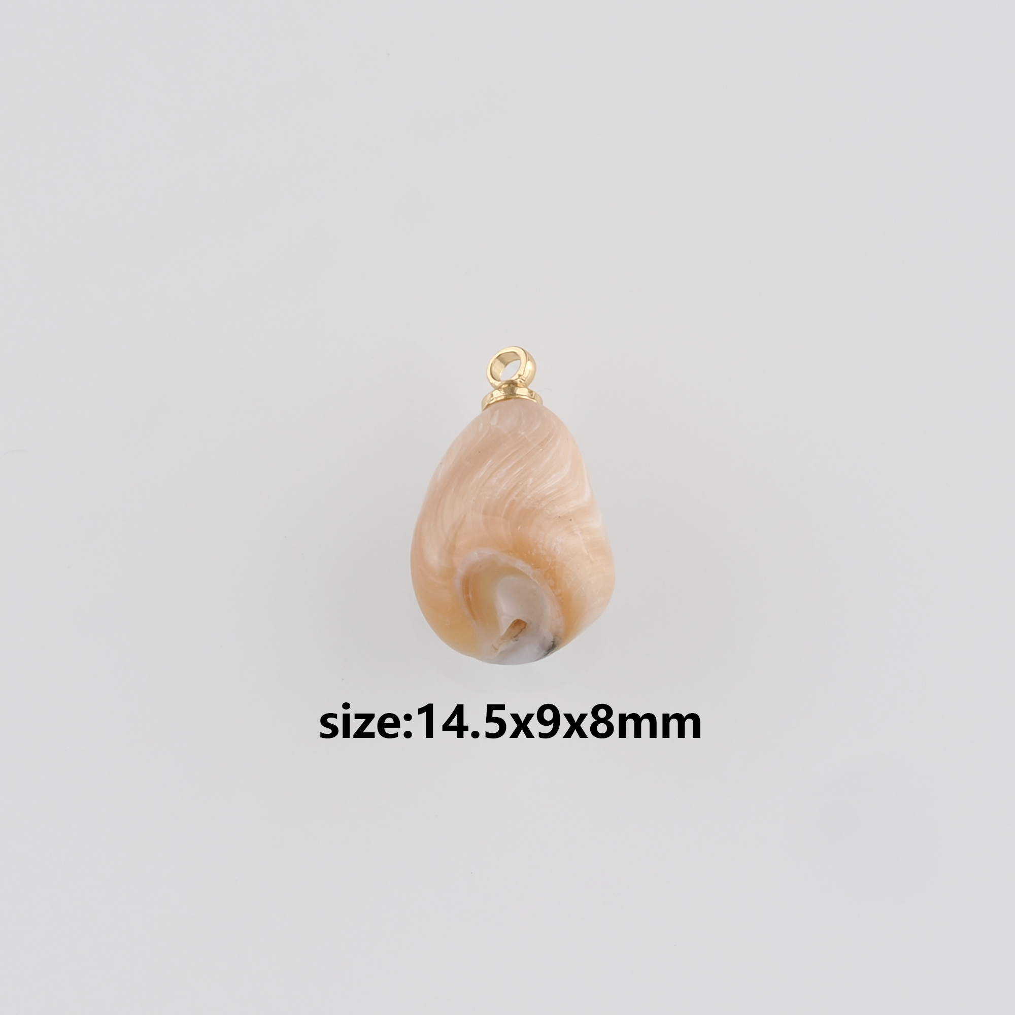 18K Gold Filled Geometric Pendant,Irregular Charm Earrings Necklace for DIY Jewelry Making Supply